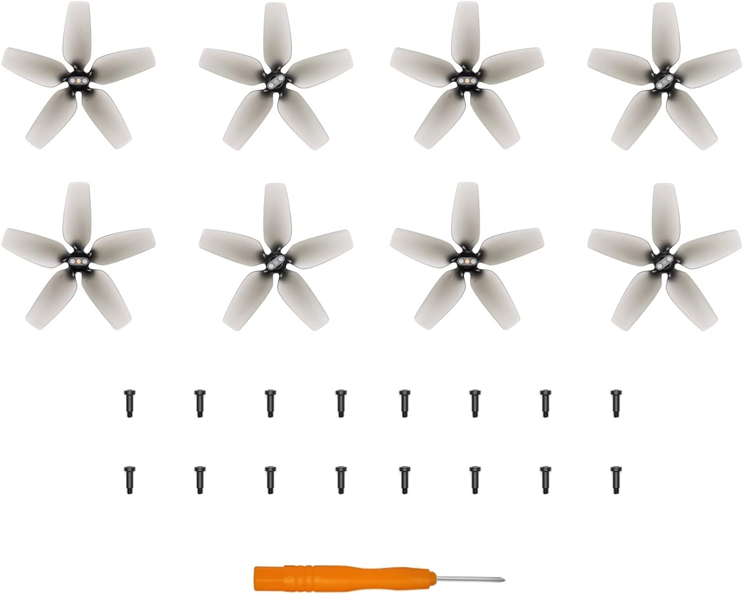 8 Pcs Original Avata Propellers Replacement for DJI Avata Drone Accessories with a screwdriver(The propellers have undergone precise dynamic balancing tests to provide powerful thrust to the