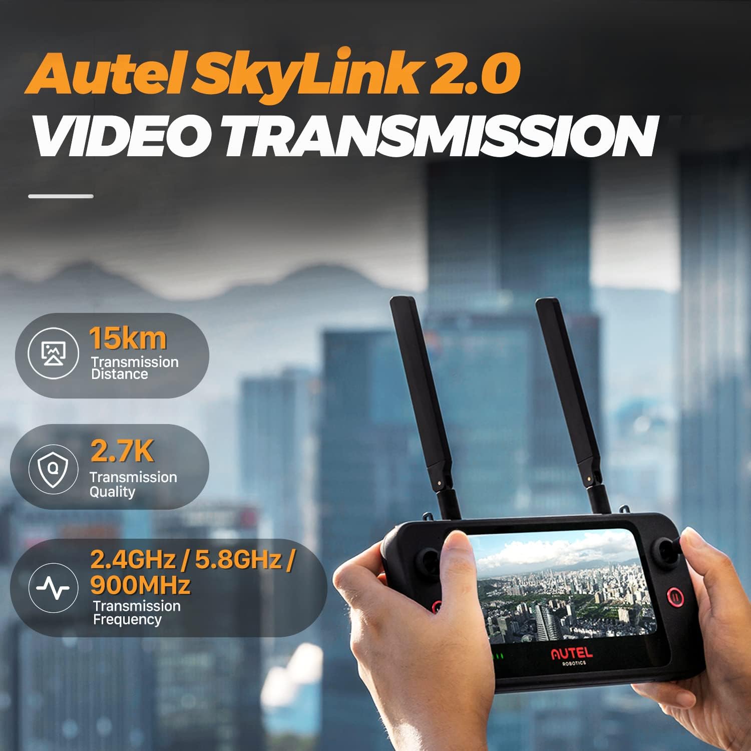 Autel Robotics EVO 2 PRO V3, Son-y 1 CMOS 12-Bit Image 6K HDR Video, Moonlight Algorithm 2.0 (ISO 44000), EVO II Pro V3 Rugged Bundle, 40 Minutes, 15KM Transmission, 360° Obstacle, SkyLink 2.0