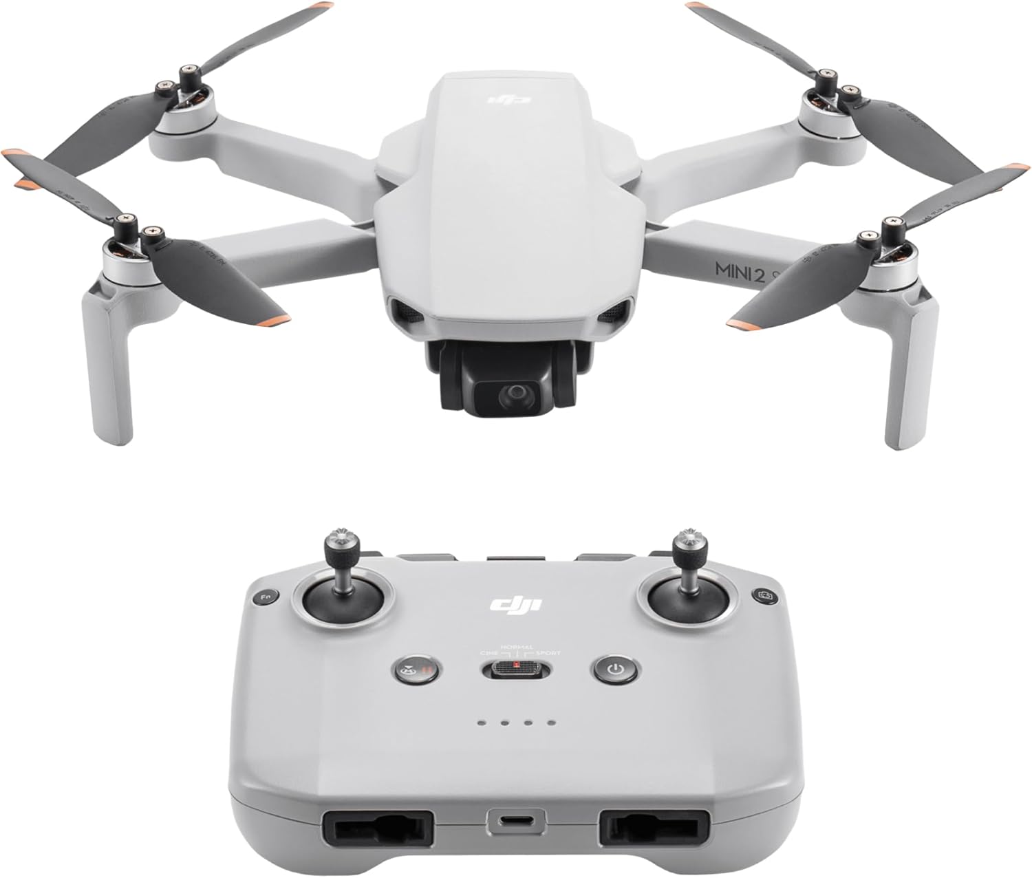 DJI Mini 4K, Drone with 4K UHD Camera for Adults, Under 249 g, 3-Axis Gimbal Stabilization, 10km Video Transmission, Auto Return, Wind Resistance, 1 Battery for 31-Min Max Flight Time