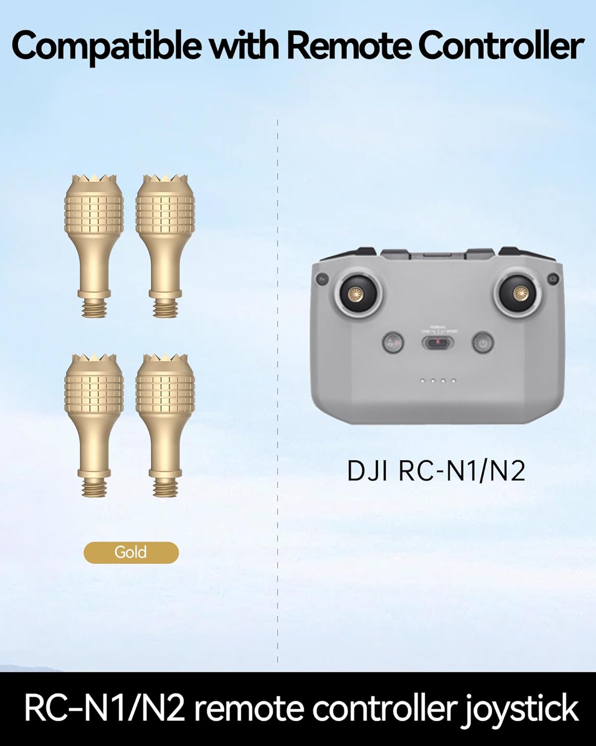 3 Pairs Remote Controller Joystick Stick for DJI RC-N1/N2/N3, Rocker Replacement Parts for DJI Mini 3/Mini 3 Pro/Mini 2/Mini 2 SE/Air 2/Air 2S/Mavic 3/Mavic 3 Pro/Neo Drone Accessories