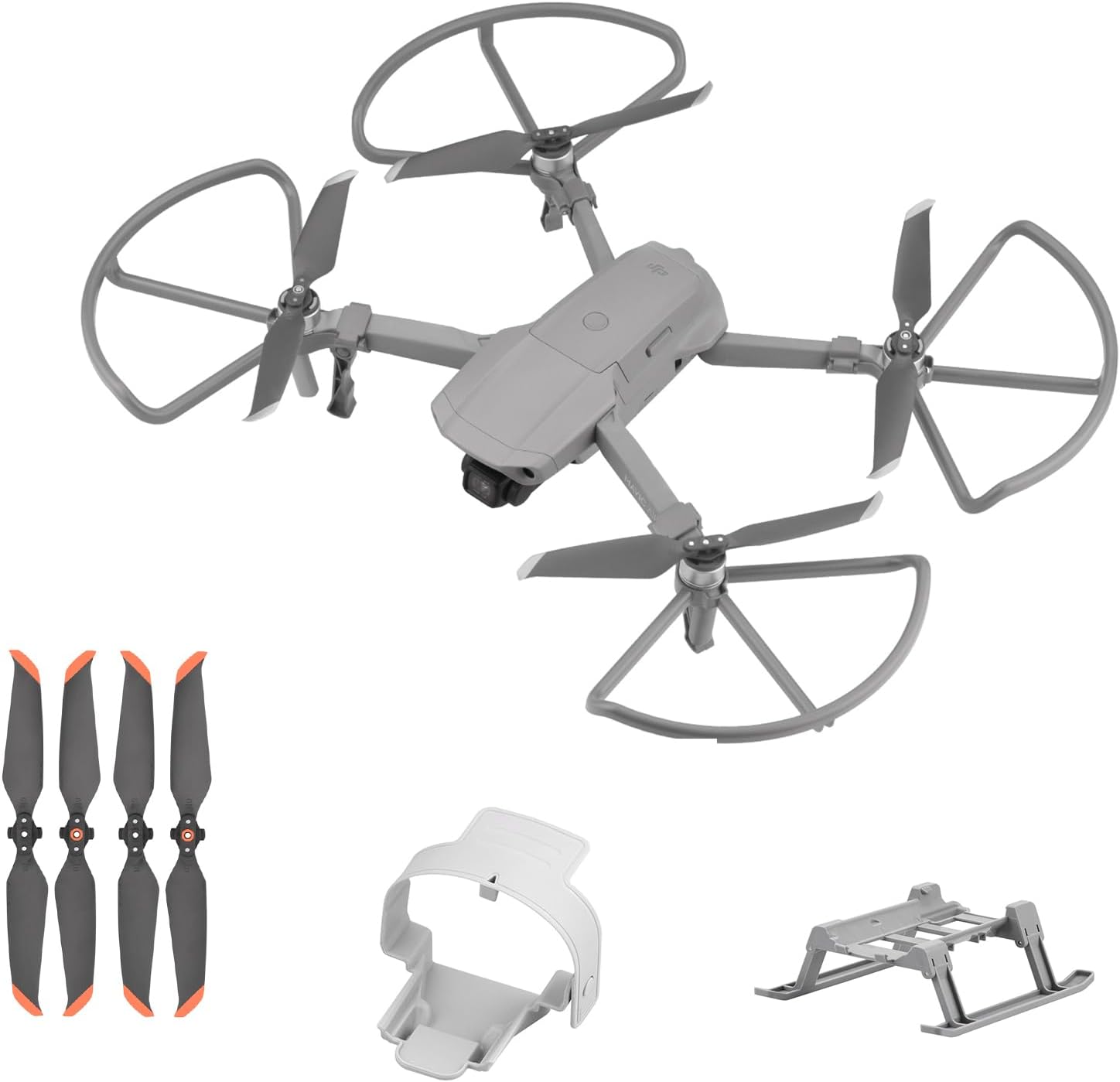 4-in-1 Mavic Air 2/Air 2s Drone Accessories,Propeller Guard+Propellers Blade+Propellers Holder +Landing Gear Legs,for DJI Air 2/Air 2s Drone Props Spare Replace Accessories