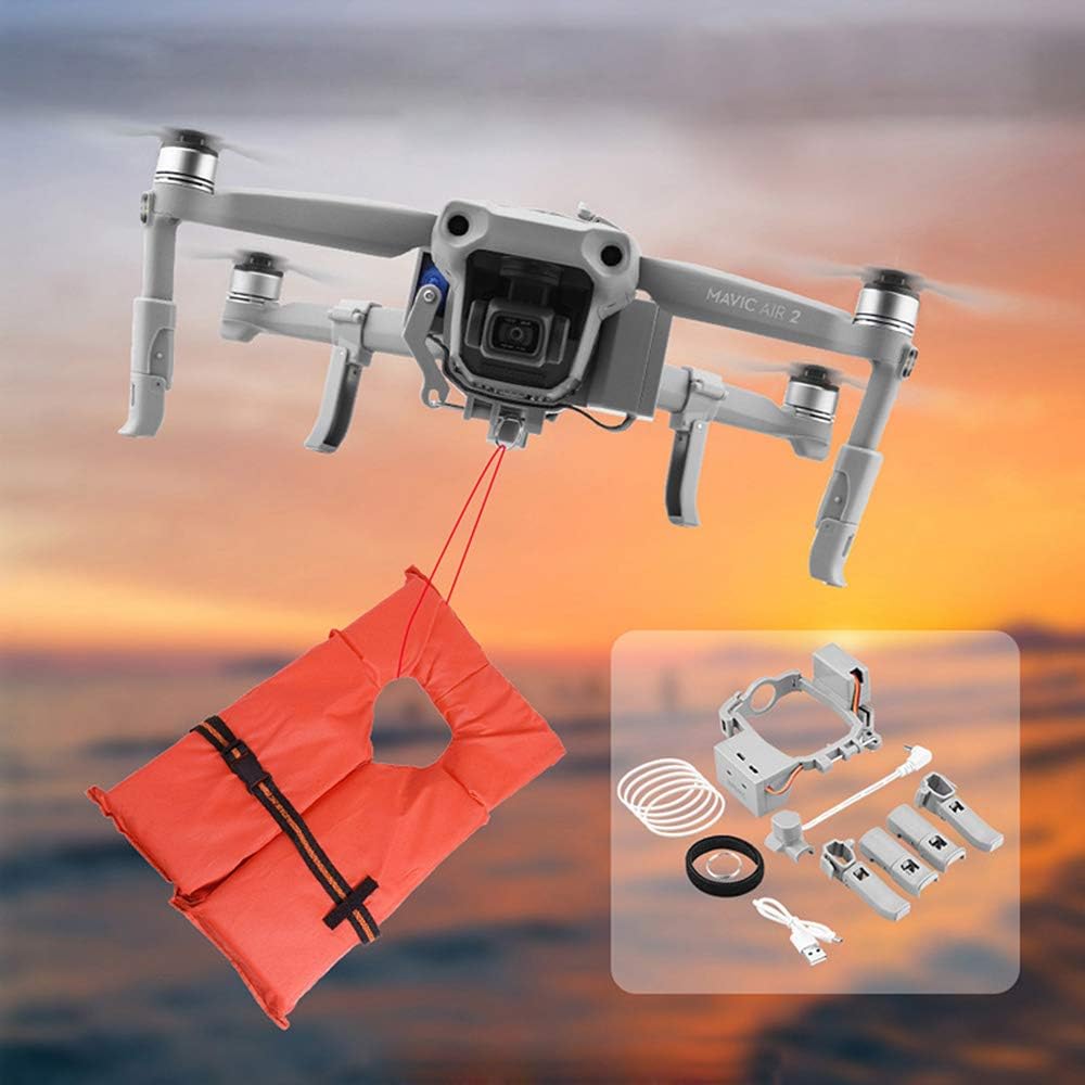 Air 2S Airdrop Payload Delivery Device, Drone Fishing Line Release and Drop Device for DJI Mavic Air 2/ Air 2S Accessories