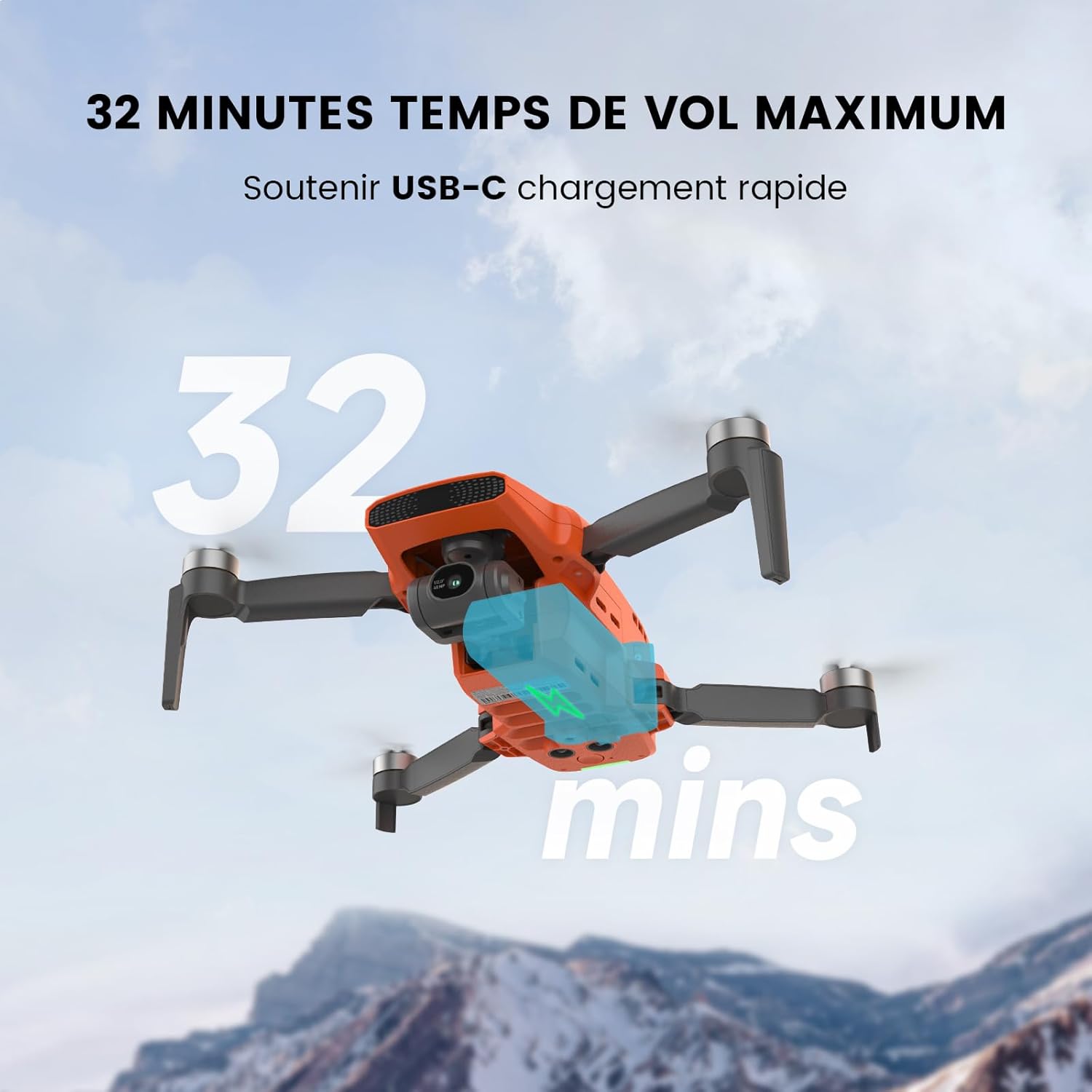 FIMI Mini 3 4K GPS drone with 3-Axis Gimbal,Under 249g,4K/60FPS Video,48MP Photo,12X Zoom, 9KM Transmission,64-Min Flight Time,AI Night Video,Visual Tracking,Auto Return,Foldable for Adults Beginners