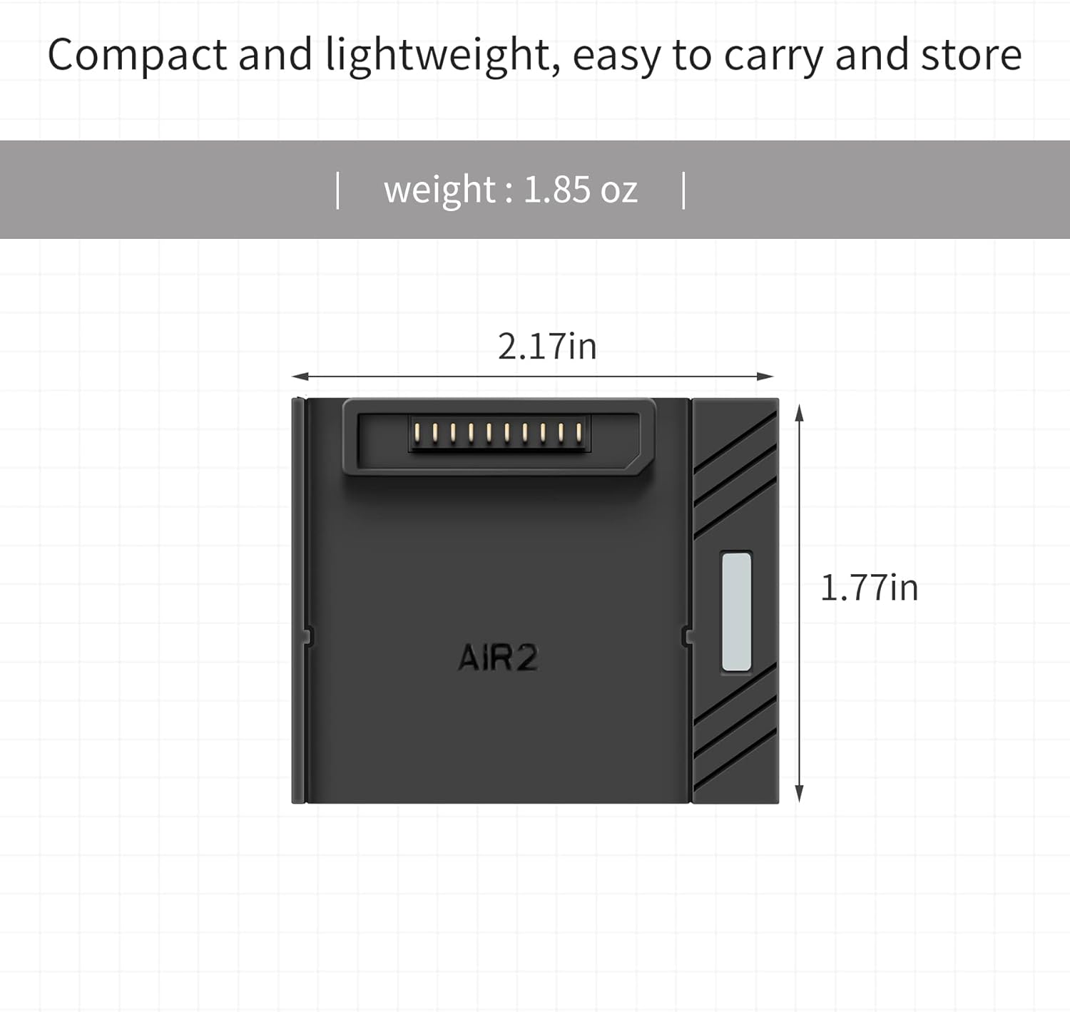 Hanatora Battery USB Charger with PD/QC3.0 for DJI Air 2S,Mavic Air 2 Drone, Charging Hub Accessories