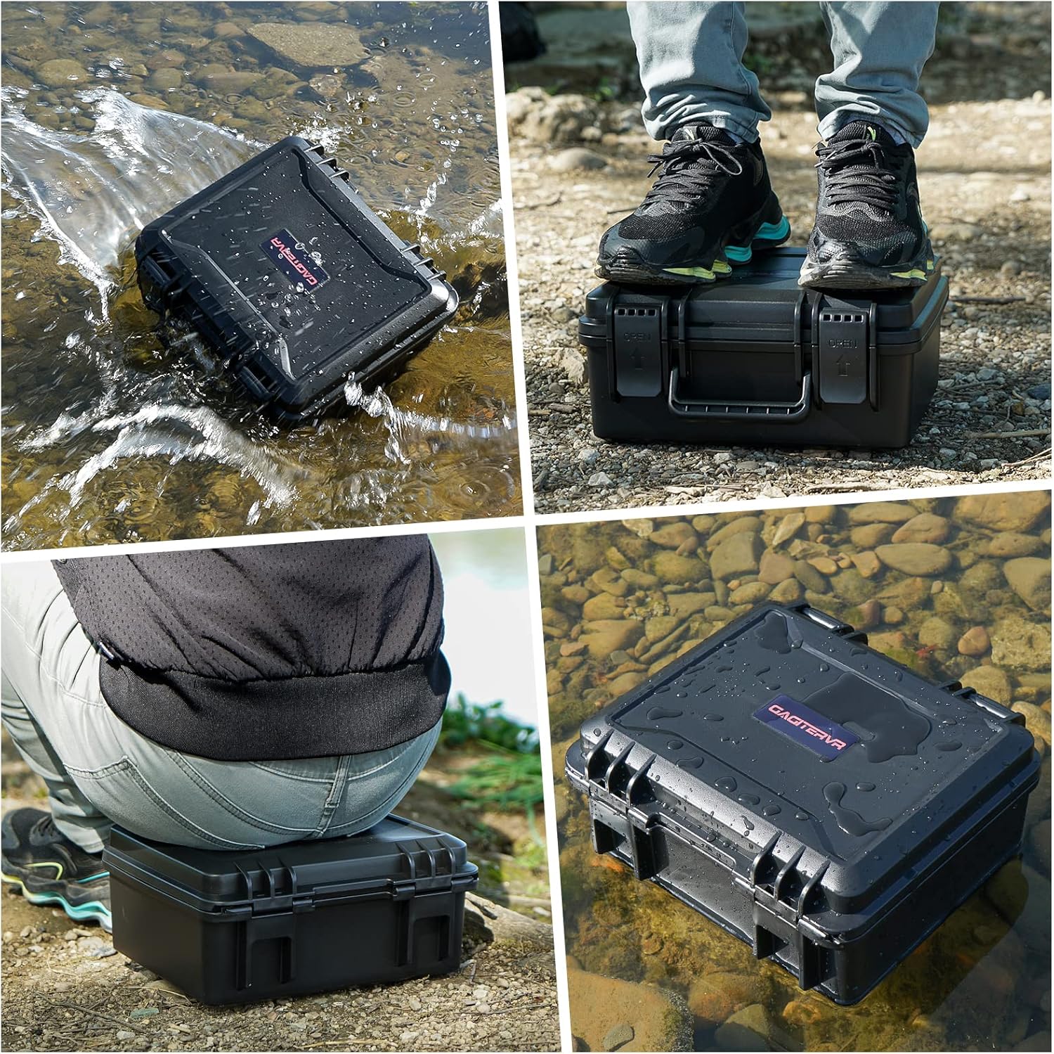 Hard Carrying Case for DJI Air 2S / Mavic Air 2 Drone and More Accessories, Waterproof and Anti-drop All-round Protection(Not Include Drones and Accessories)