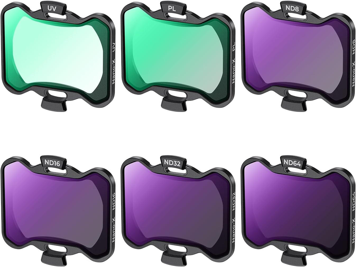 KF Concept Avata 2 Drone UV PL ND Filters Kit (6 Pack), UV PL ND4 ND8 ND16 ND32 Filter Compatible with DJI Avata 2, Drone Accesorries with 28 Multi-Layer Coated/Gimbal Safe