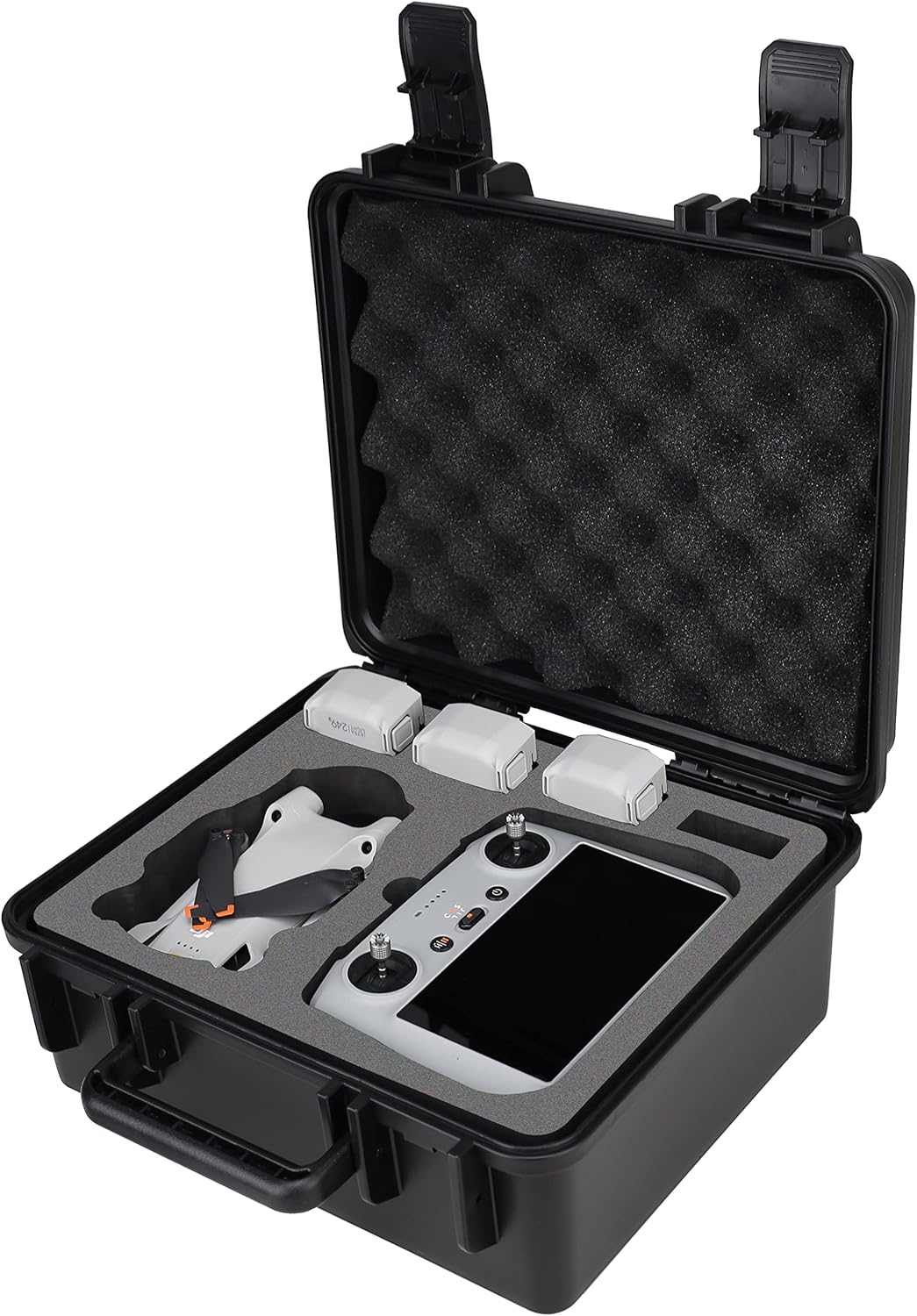 Professional Mini 4 Pro Hard Case for DJI Mini 4 Pro/Mini 3 Pro/Mini 3, Waterproof Travel Case for DJI Mini 3/4 Pro with RC-N2/ DJI RC 2  Other Accessories