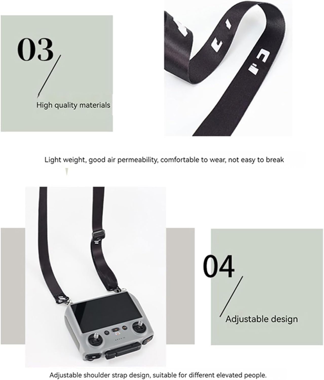 RC Lanyard Neck Strap for DJI Mini 4 pro/Air 3/Air 2s Drone Remote Controller RC 2/ RC PRO Accessories