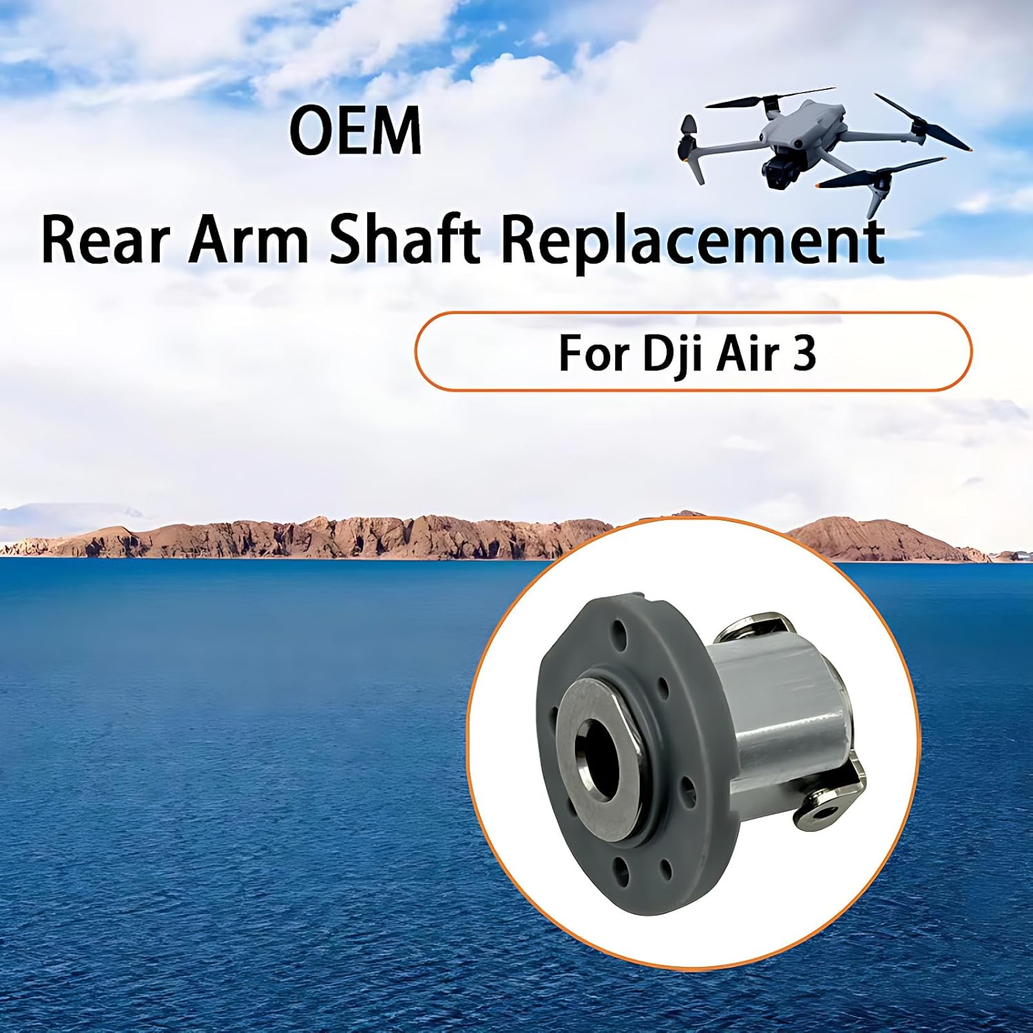 Replacement Rear Arm Shaft Back Axis Hinge Aircraft Repair Parts for DJI Mavic Air 3 Drone Spare Accessories