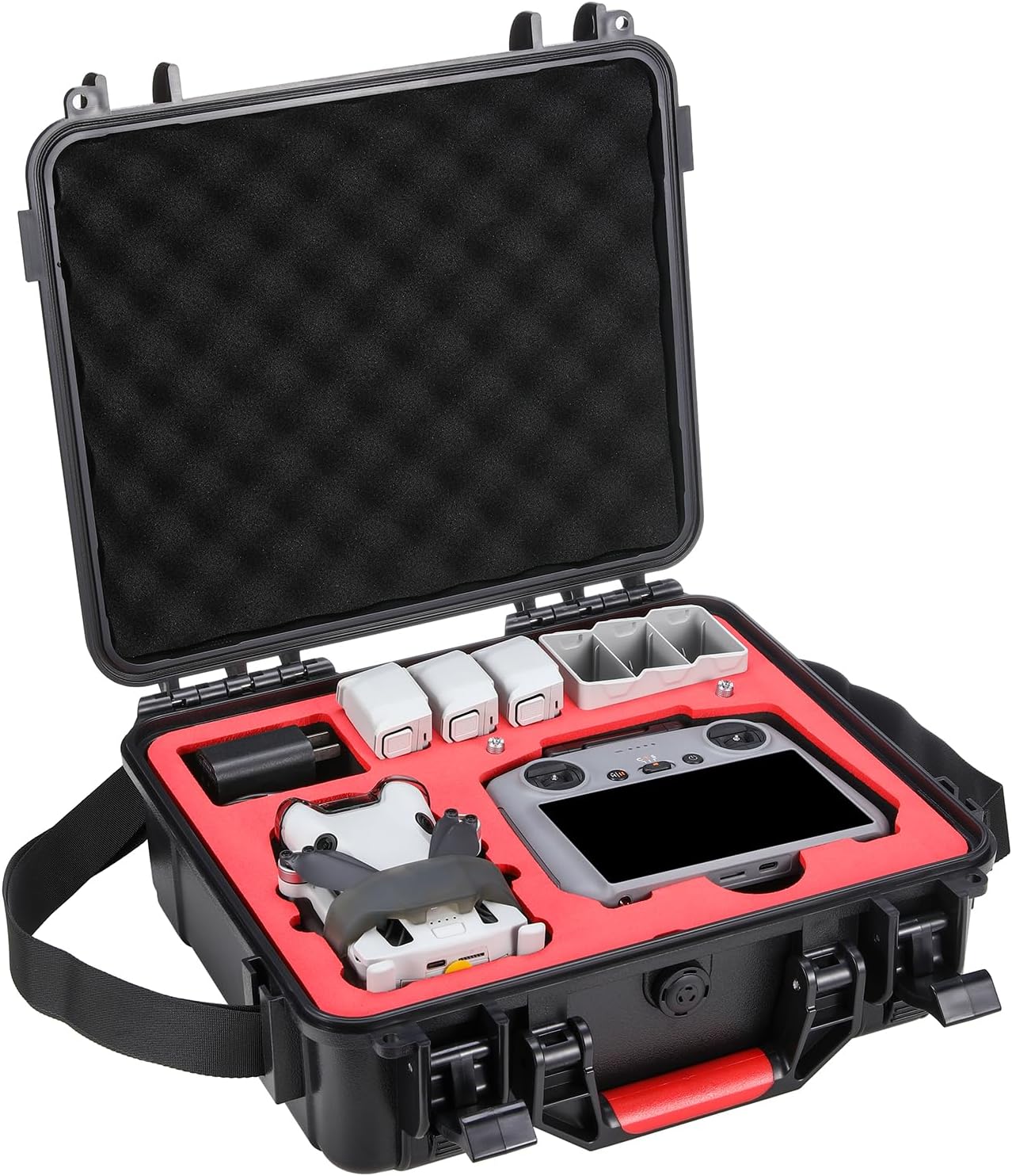 Skyreat Mini 4 Pro Hard Case, Waterproof Hard Shell Storage Bag for DJI Mini 4 Pro Drone Fly More Combo with DJI RC 2 Controller Accessories