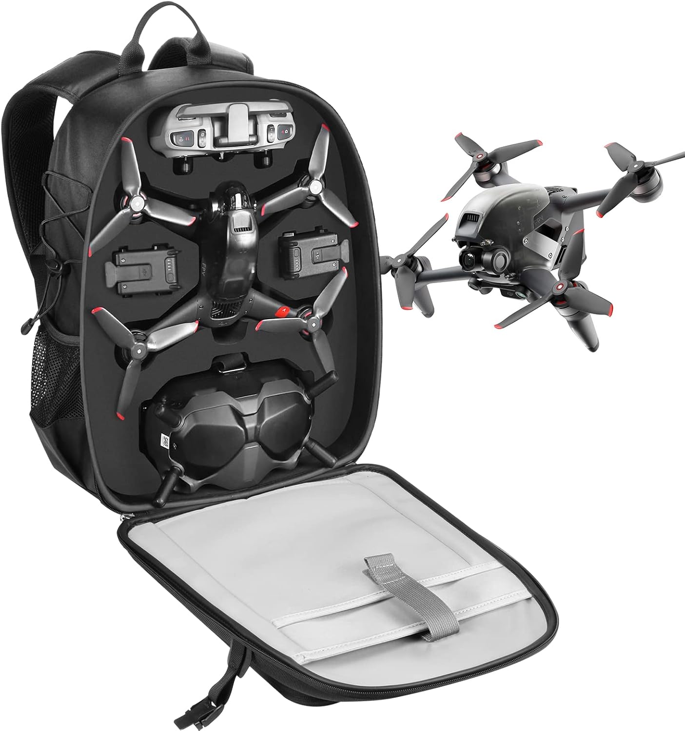 Smatree Professional Backpack Only for DJI Air 3, Waterproof Hard Backpack Bag for DJI Air 3 Fly More Combo/DJI RC 2 and Accessories(Drone and Accessories Not Included)