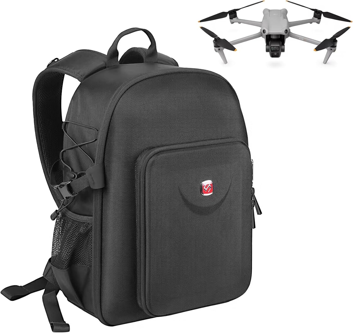 Smatree Professional Backpack Only for DJI Air 3, Waterproof Hard Backpack Bag for DJI Air 3 Fly More Combo/DJI RC 2 and Accessories(Drone and Accessories Not Included)