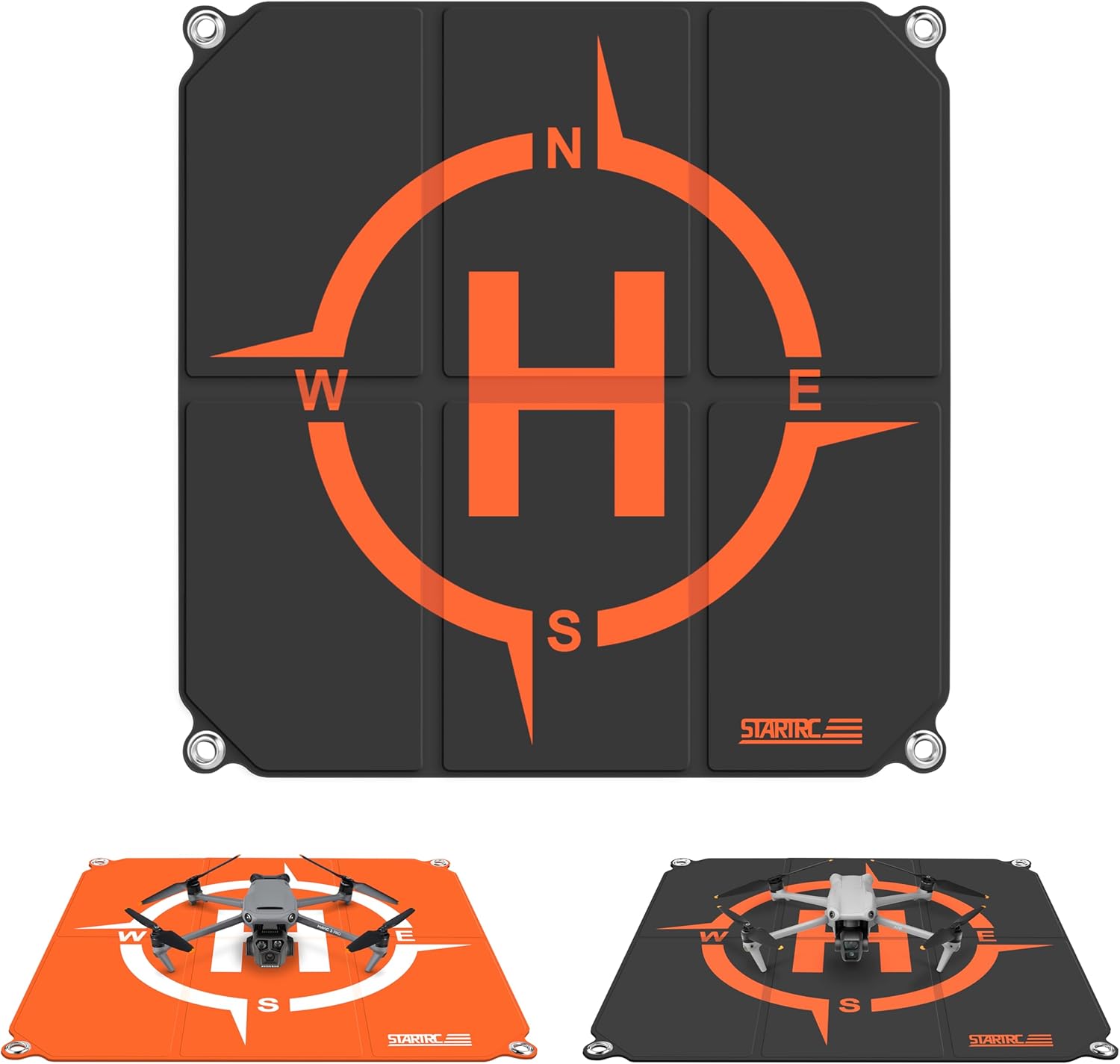 STARTRC 25-inch Drone Landing Pad Pro, Waterproof Portable Fast-Foldable Landing Pad for DJI Neo/Avata 2/Mini 4k/Air 3/Mini 4 Pro/Mini 3 Pro/Mavic Air 2S/Mavic 3/Avata FPV/for DJI Mavic 3 Pro Drone Accessories