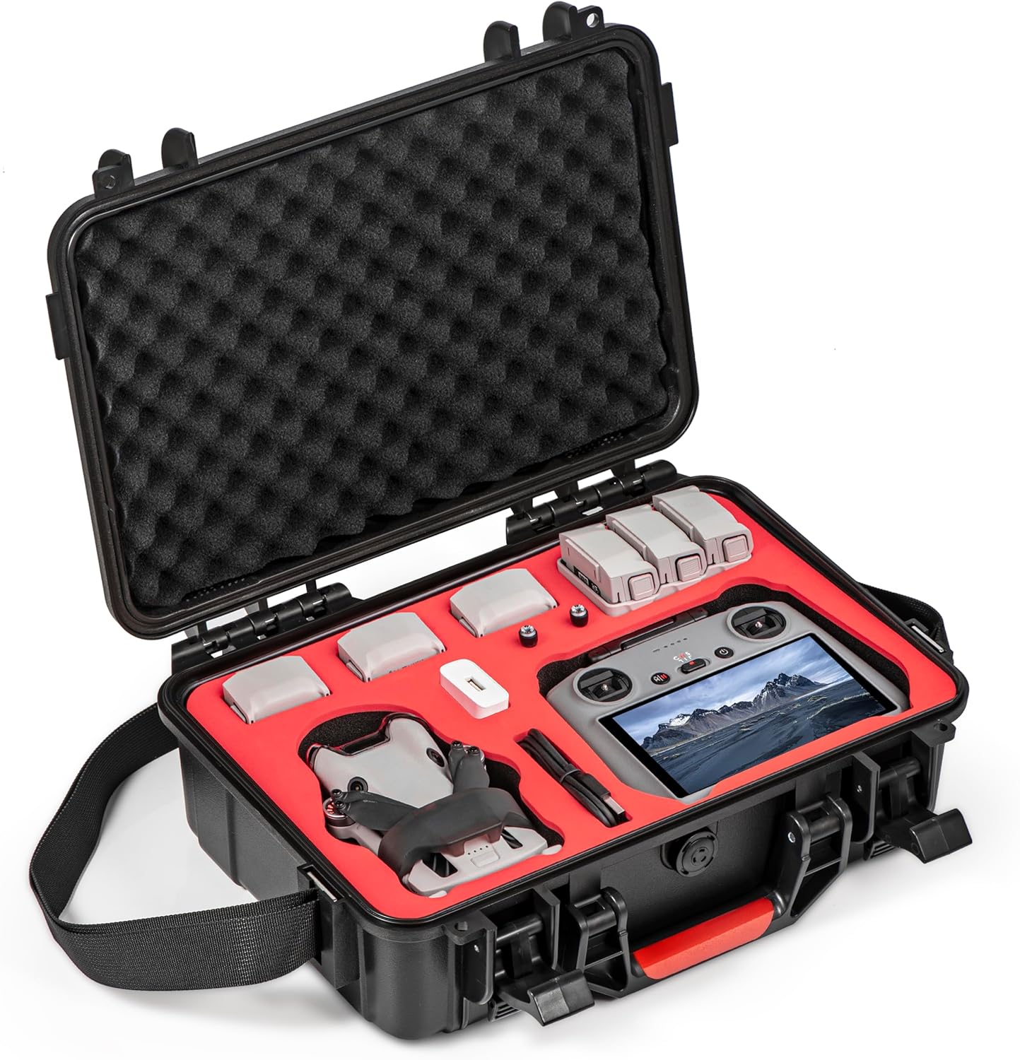 STARTRC Mini 4 Pro Case Waterproof Hard Carrying Case for DJI Mini 3 Pro/Mini 3 Accessories,Travel Case for DJI Mini 4 Pro Fly More Combo (RC2/RC/N1/N2 Controller)