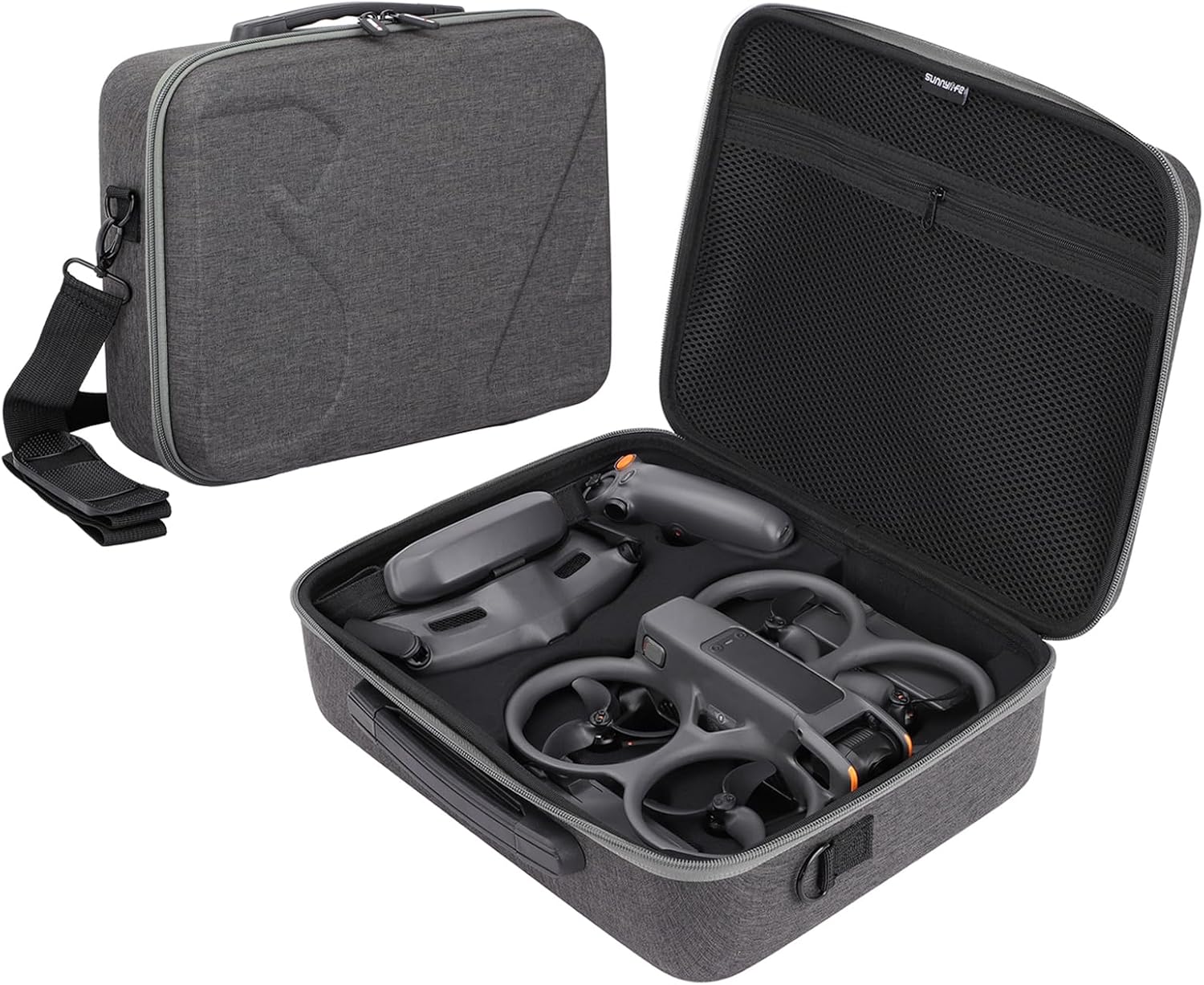 Avata 2 Carrying Case Portable Travel Bag for DJI Avata 2 Fly More Combo, Hard Shell Storage Case for DJI Avata 2, Goggles 3, RC Motion 3 Controller Accessories