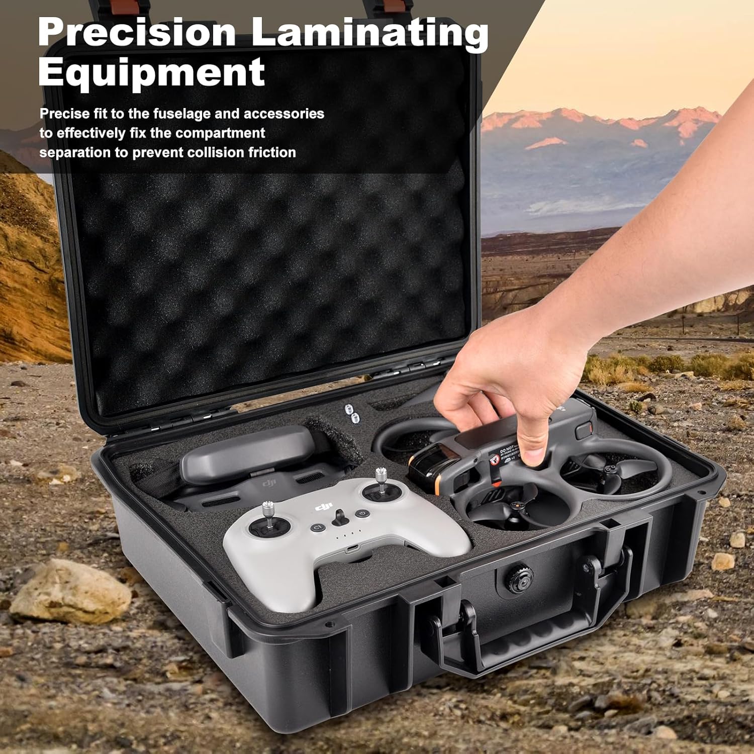 Avata 2 case,Carrying Case for DJI Avata 2 Drone,Waterproof Portable Case for DJI Avata2,Fly More Combo with Travel Storage backpack for DJI Avata 2 Accessories (Not including drones)