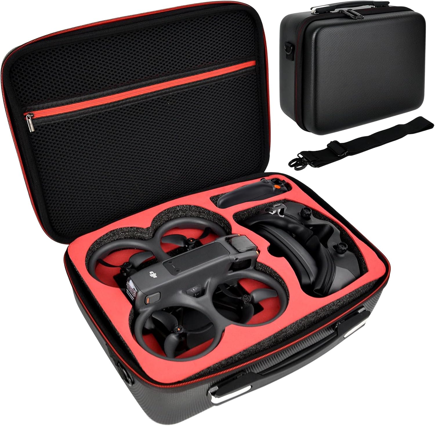 Avata 2 case,Carrying Case for DJI Avata 2 Drone,Waterproof Portable Case for DJI Avata2,Fly More Combo with Travel Storage backpack for DJI Avata 2 Accessories (Not including drones)