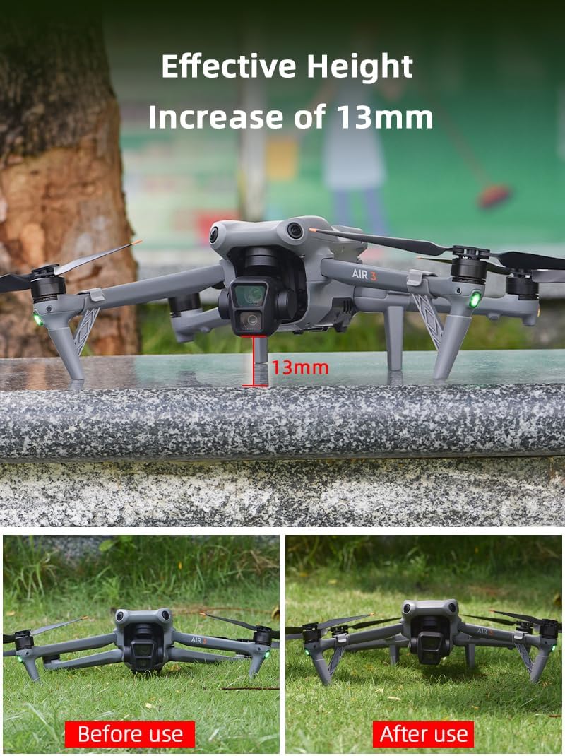 BTG Landing Gear Landing Legs Extensions for DJI Mavic Air 3S/ Air 3 Drone Accessories Parts