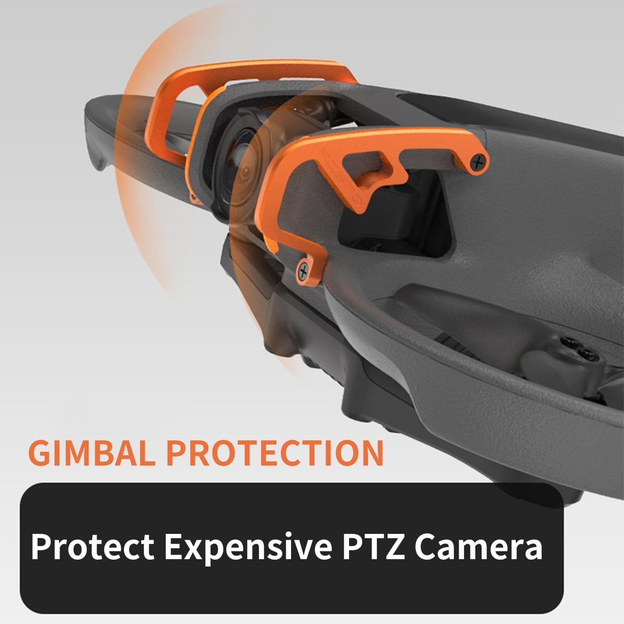 Gimbal Guard for DJI Avata 2, Aluminum Alloy Gimbal Protector for DJI Avata 2, Camera Safety Bumpe, Protection Guard for DJI Avata 2 Accessories (Flight Tail)