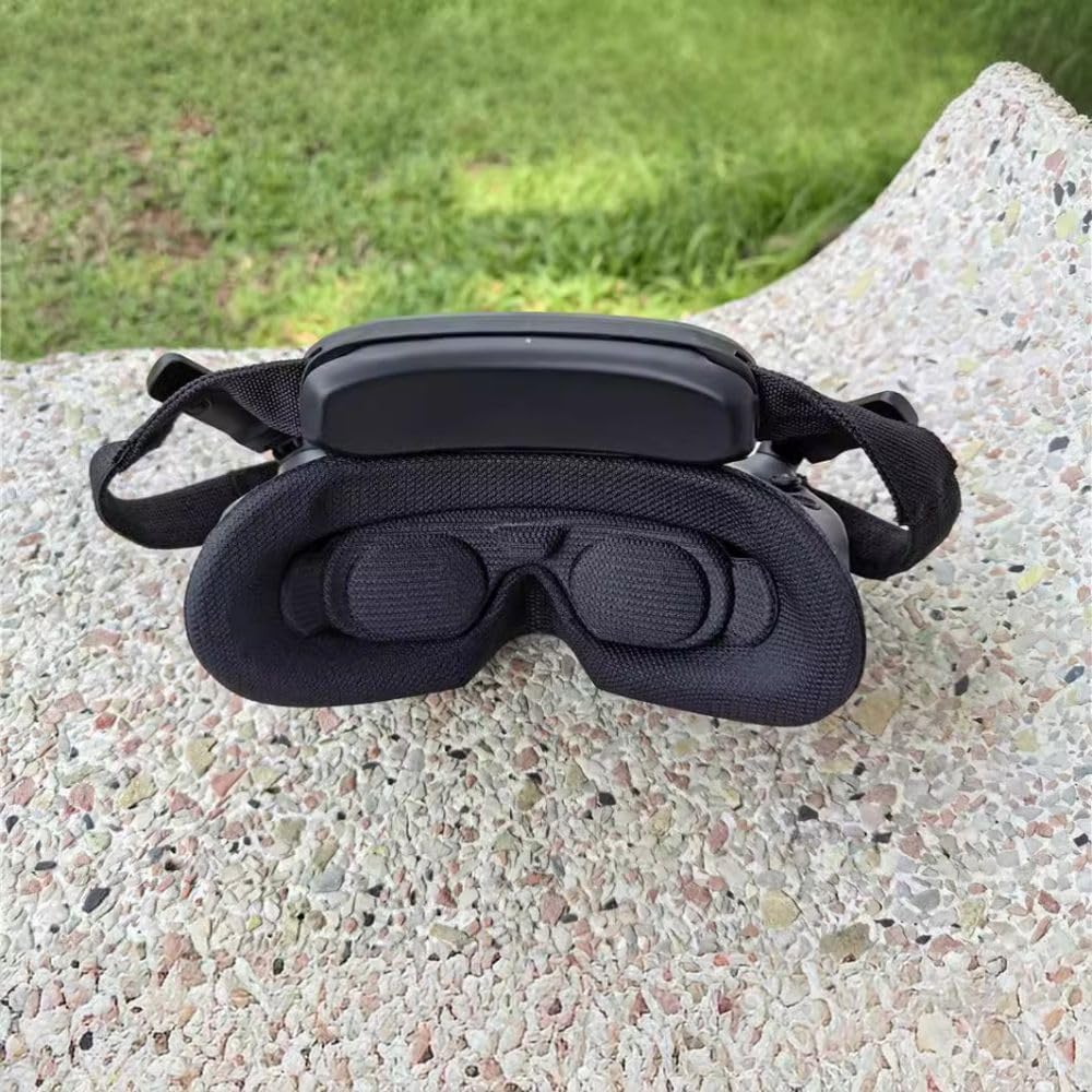 Goggles 3 Lens Protective Cover + Face Pad, Sponge Foam Padding Dustproof Eye Pad for DJI AVATA 2