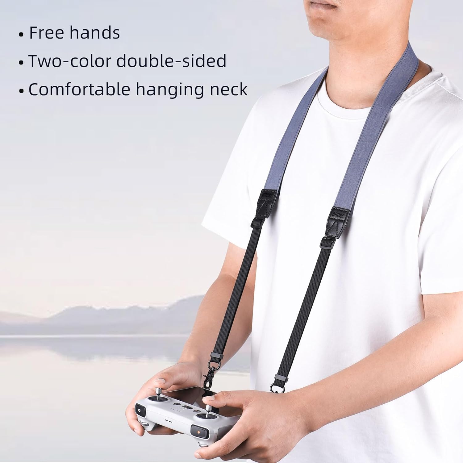 Mini 4 Pro Lanyard Strap for DJI RC/RC 2 / RC Pro Controller, Neck Strap for DJI Mini 4 Pro/Mini 3 Pro/AIR 3/Mini 2 SE/Mavic 3 Pro/Classic/AIR 2S Drone Accessories