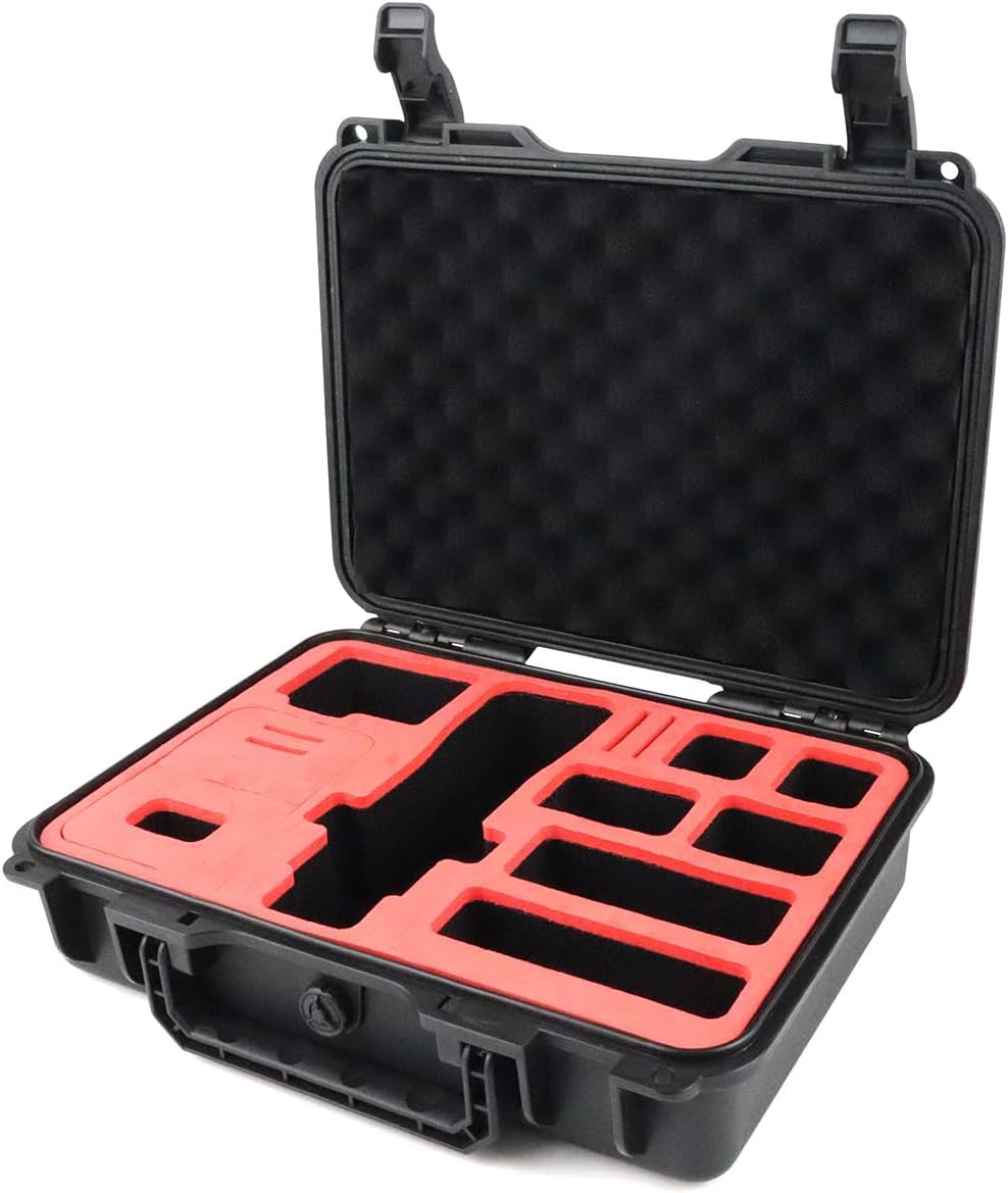 OSMO Pocket 3 Hard Case,Carrying Case for Pocket3,Multifunctional Portable Waterproof Hard Case for DJI Pocket 3 Creator Combo Camera Accessories(CASE ONLY)