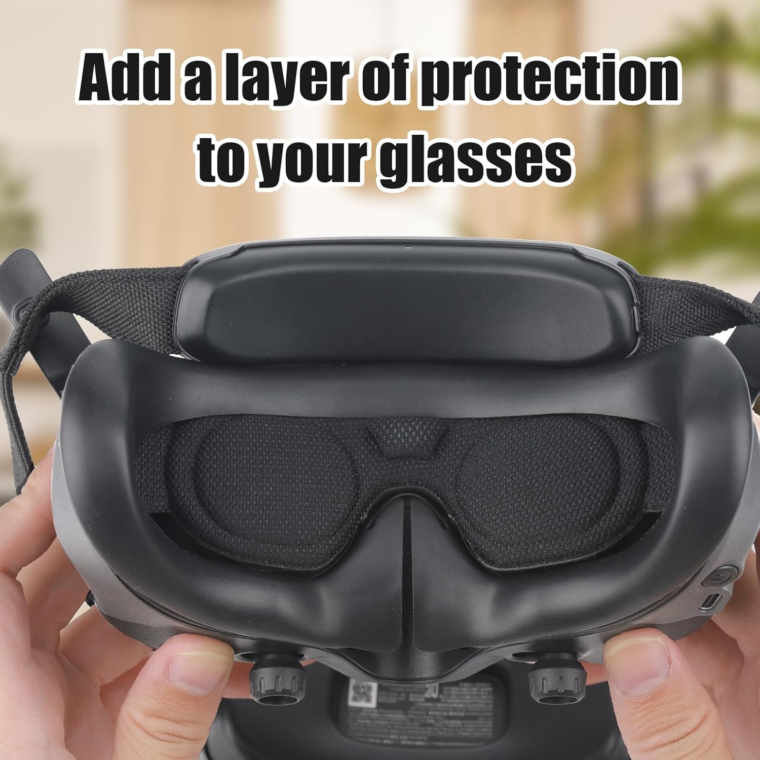 Protective Cover for Goggles 3, Lens Protector Dust Cover Sun Visor Silicone Protective Case Shell Dust Cover Compatible with DJI Avata 2 Goggles 3