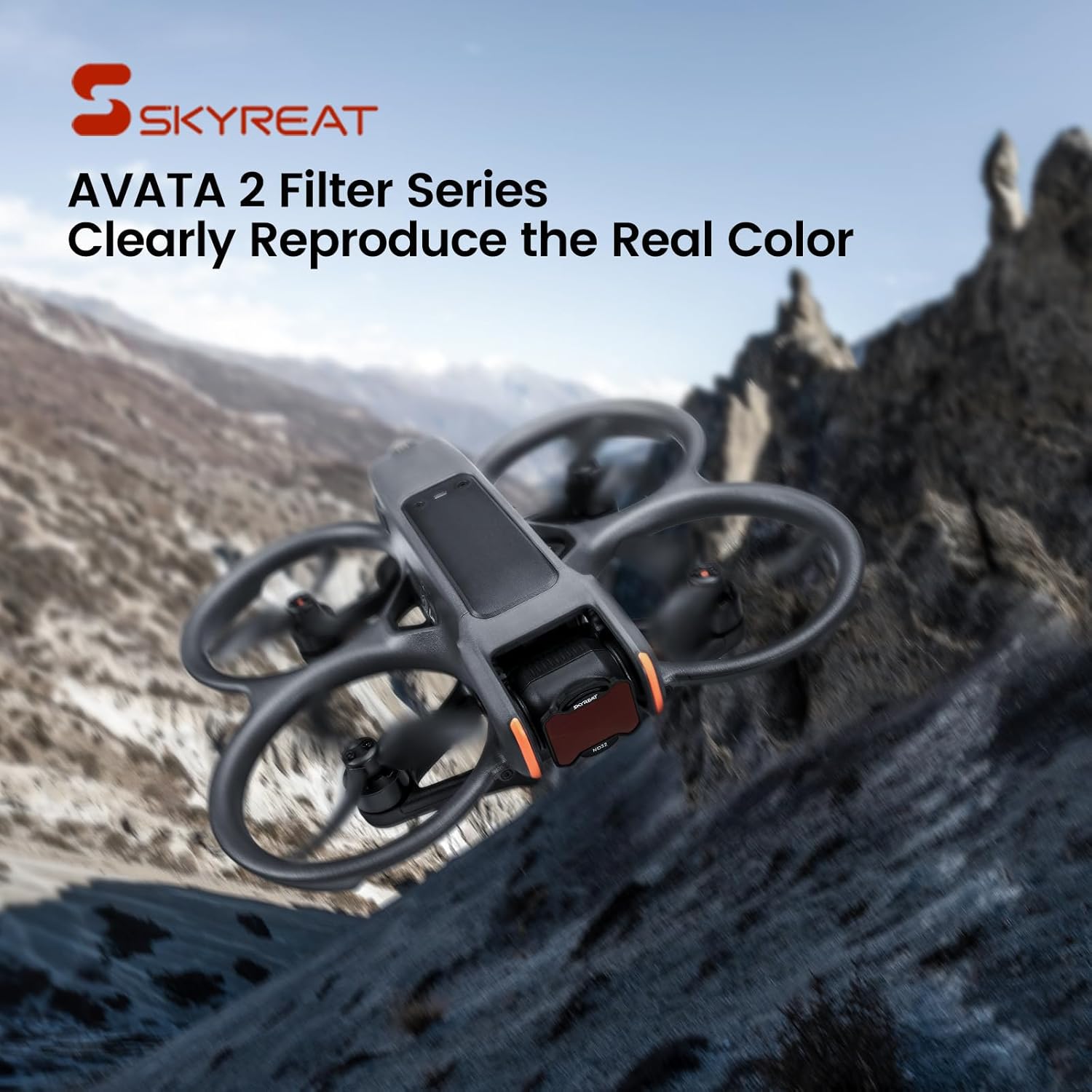 SKYREAT ND Filters Set for DJI AVATA 2 Accessories,5 Pack-(UV, ND8, ND16, ND32, ND64)