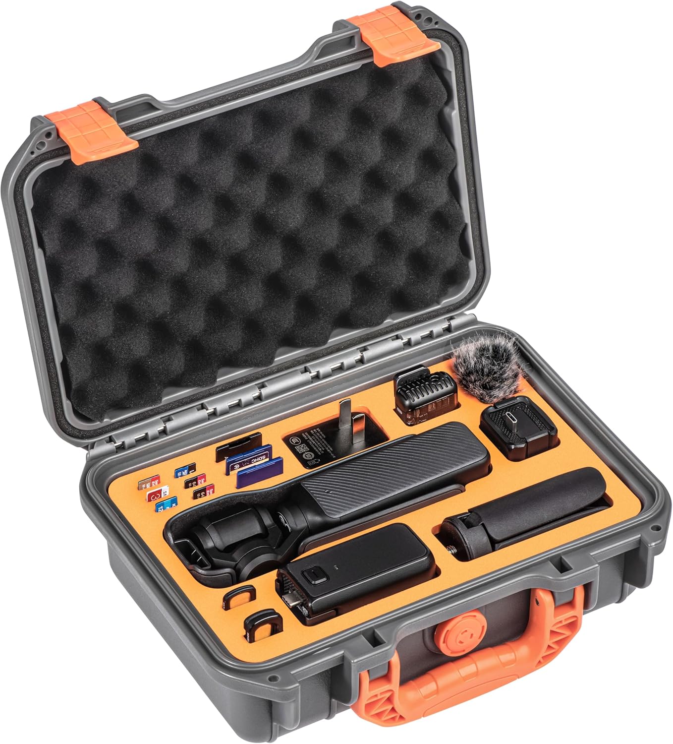 STARTRC OSMO Pocket 3 Hard Case, Multifunctional Portable Waterproof Hard Case for DJI Pocket 3 Creator Combo Camera Accessories