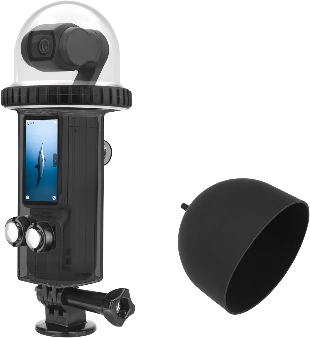 40M Pocket 3 Waterproof Housing Compatible with DJI Osmo Pocket 3,131ft Waterproof Case Dive Shell Underwater Protective Case Pocket 3 Accessories