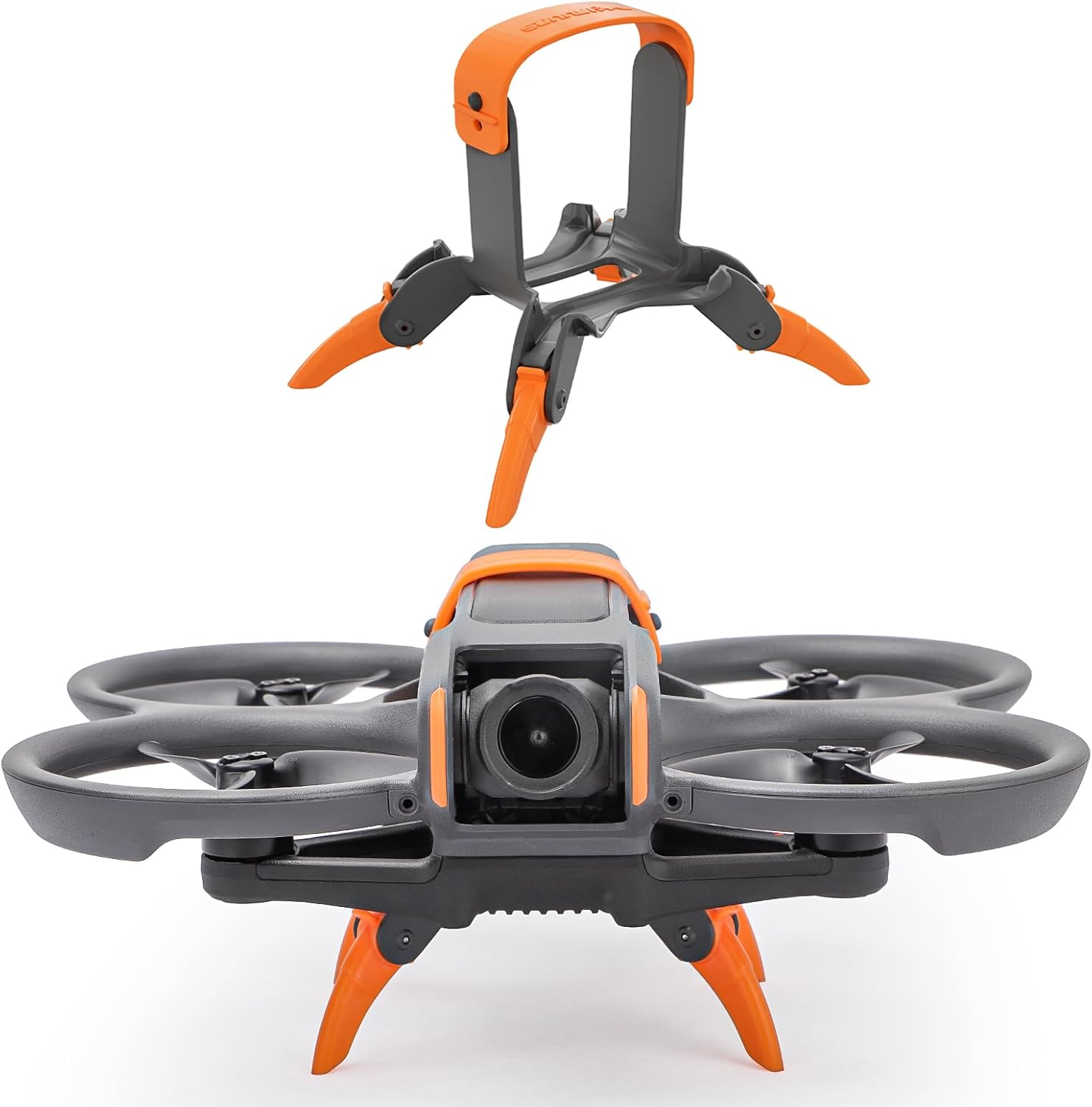 Avata 2 Landing Gear Leg Foldable Extended Kit for DJI Avata 2 Drone Accessories, Height Extension Leg for DJI Avata 2 Drone (Orange)