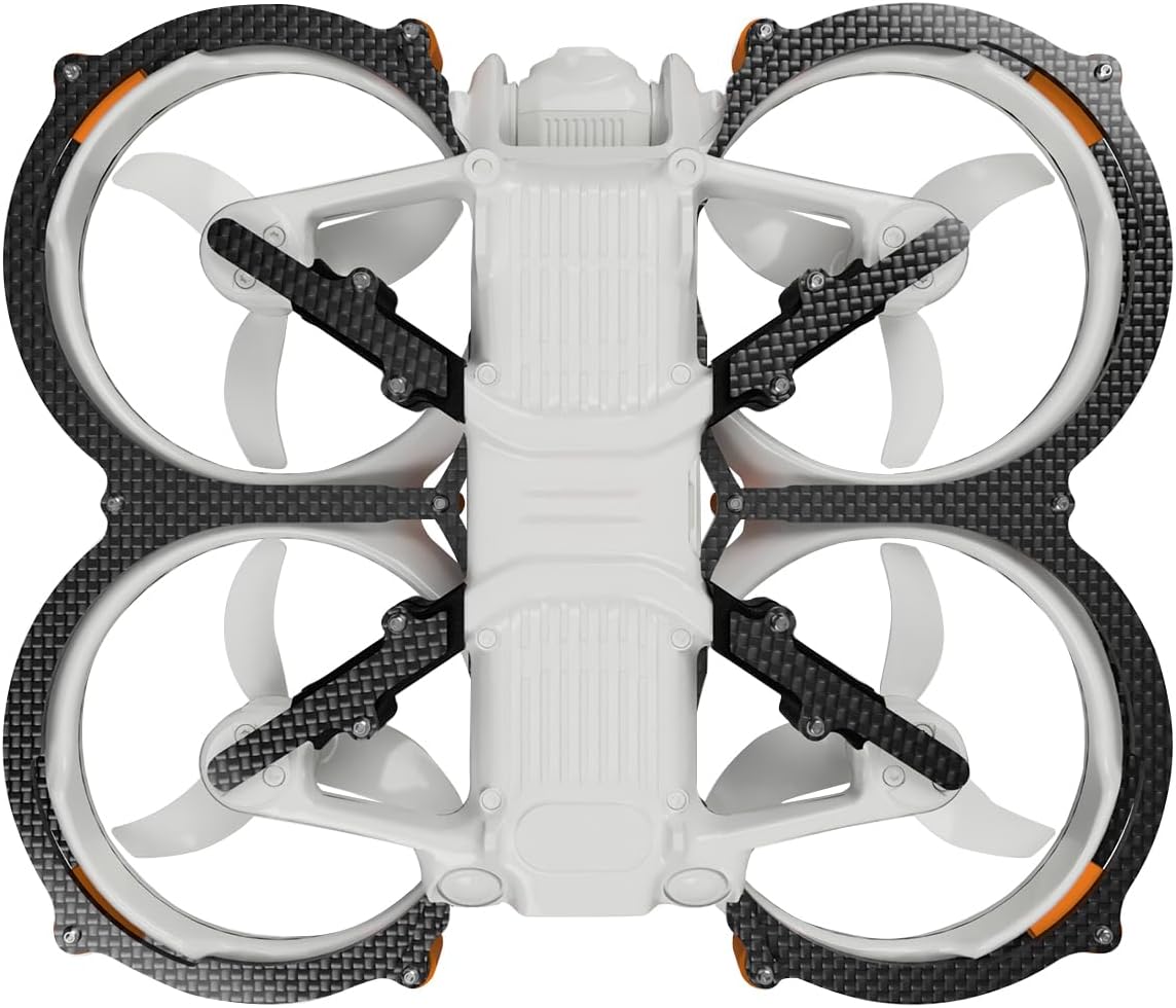 Carbon Fiber Propeller Guard for DJI Avata 2, Lightweight Avata 2 Accessories, Avata 2 Prop Protection Kit for DJI Avata 2, Blade Protector for DJI Avata 2, Avata 2 Fly More Combo