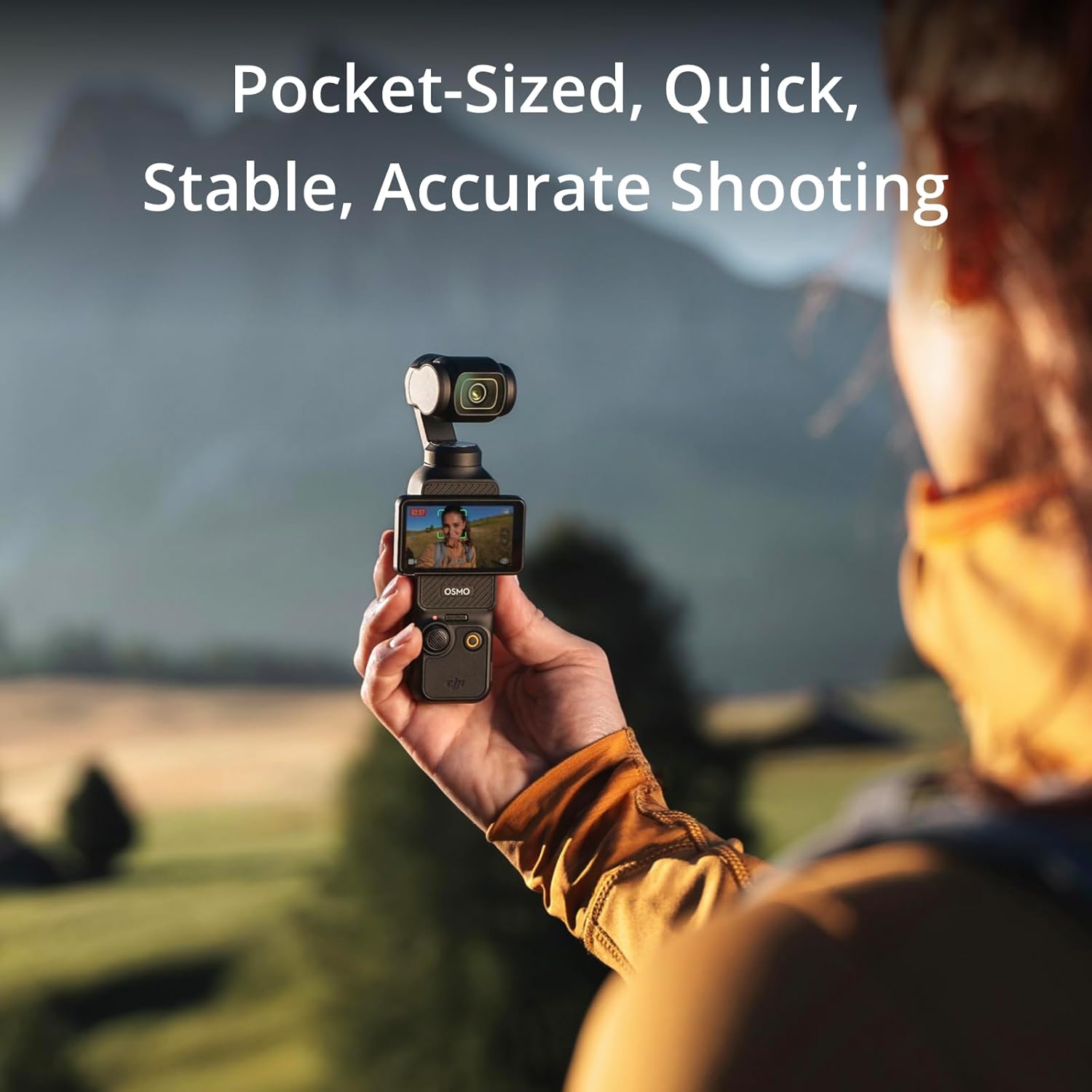 DJI Osmo Pocket 3, Vlogging Camera with 1 CMOS  4K/120fps Video, 3-Axis Stabilization, Fast Focusing, Face/Object Tracking, 2 Rotatable Touchscreen, Digital Camera for Photography, YouTube