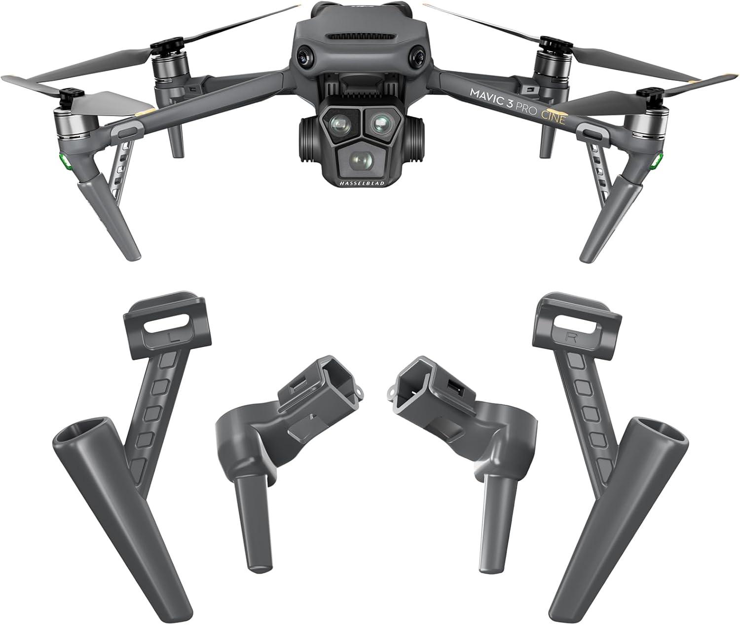 Mavic 3 Pro Landing Gear - Mavic 3 Pro Cine Foldable Extended Landing Leg Support Stand for DJI Mavic 3 Pro/Mavic 3 Pro Cine Drone Accessories