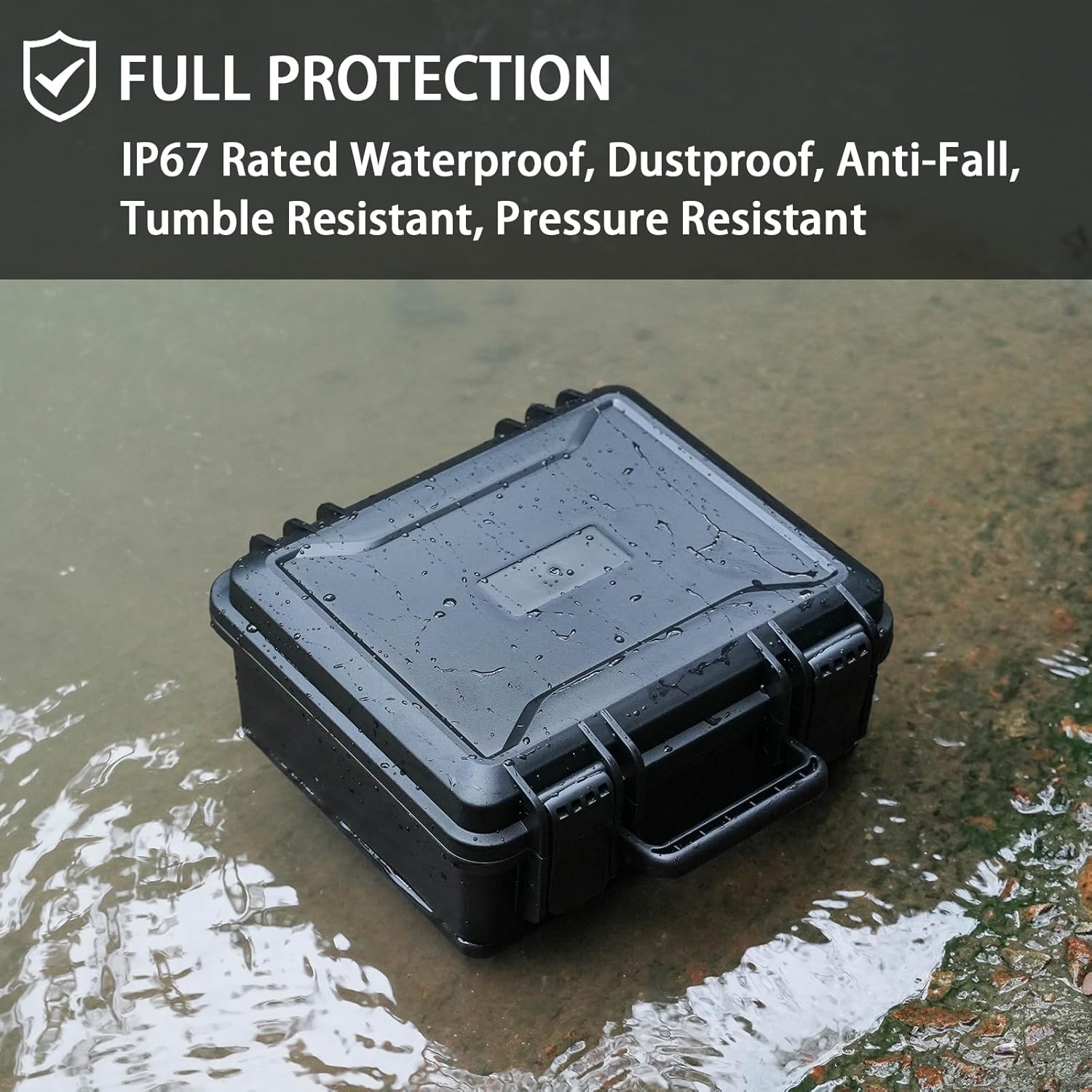 Neo Case, Hard Waterproof Carrying Case for DJI Neo Fly More Combo, Travel Portable Case for DJI NEO Accessories(RC-N3/N2 Remote Controller,Neo Intelligent Flight Battery/Charging Hub,etc)