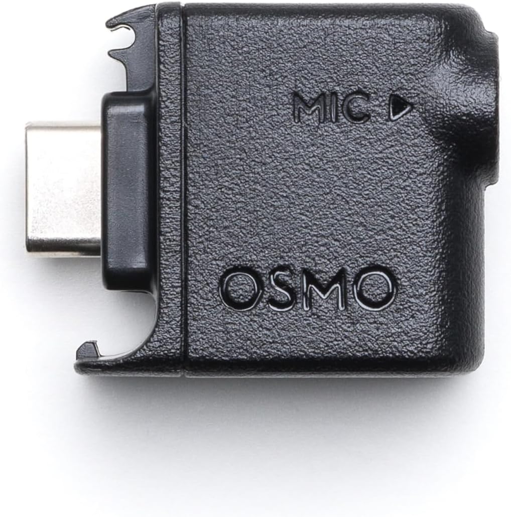 Original Osmo Action 3.5mm Audio Adapter Compatibility for Osmo Action 5、Osmo Action 4