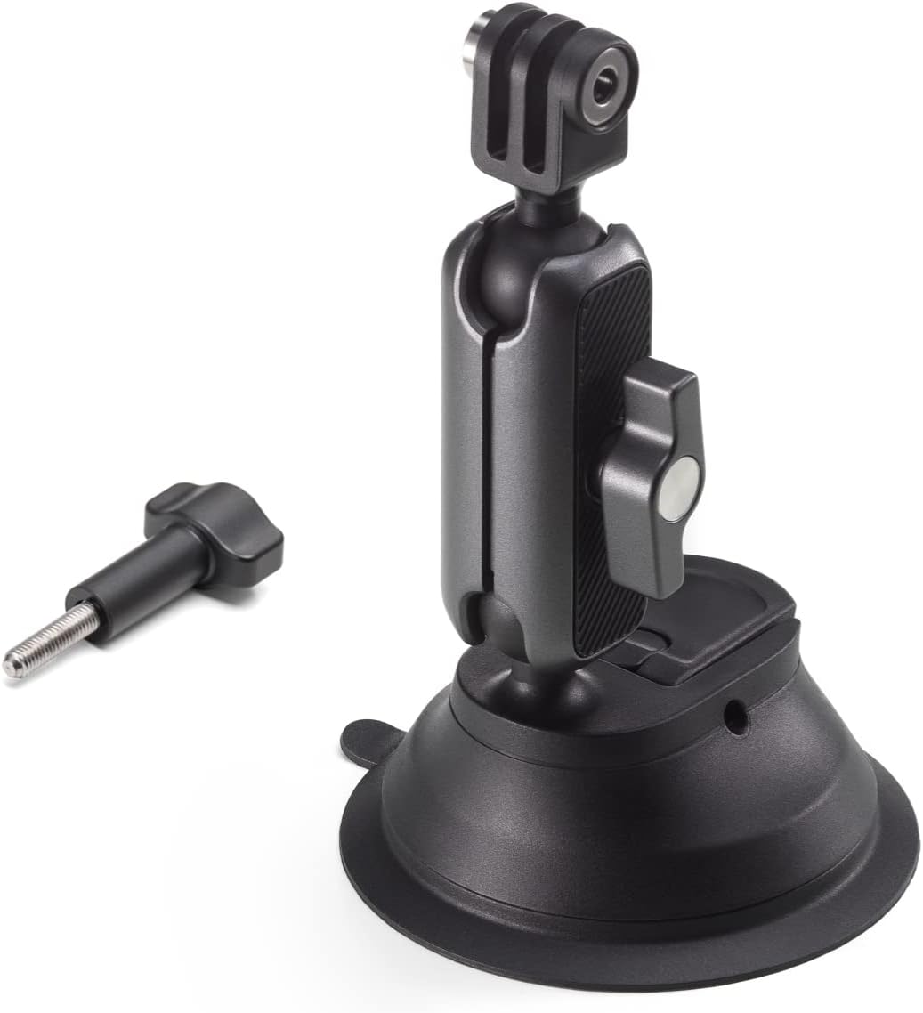 DJI Osmo Action Suction Cup Mount, Compatible with Osmo Action, Action 2, Osmo Action 3, Osmo Action 4, Osmo Action 5 Pro