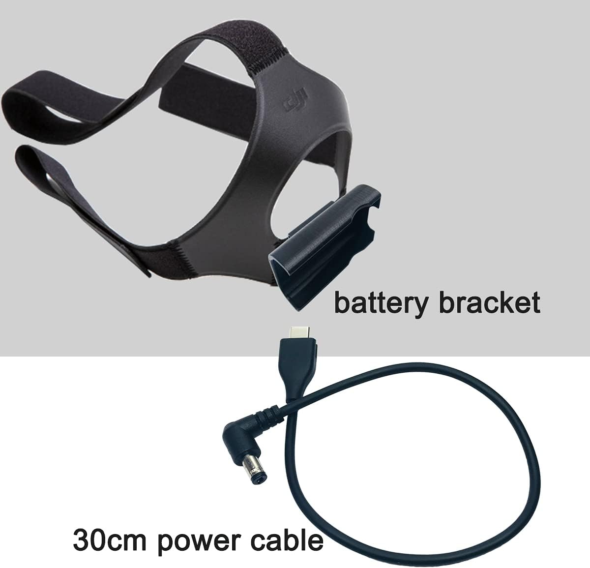 FPV Goggles V2 Power Cable Compatible with DJI FPV Combo Goggles V2, Battery Recharging Wire Replacement for FPV Goggles V2 Accessories (Only Power Cable-30cm)