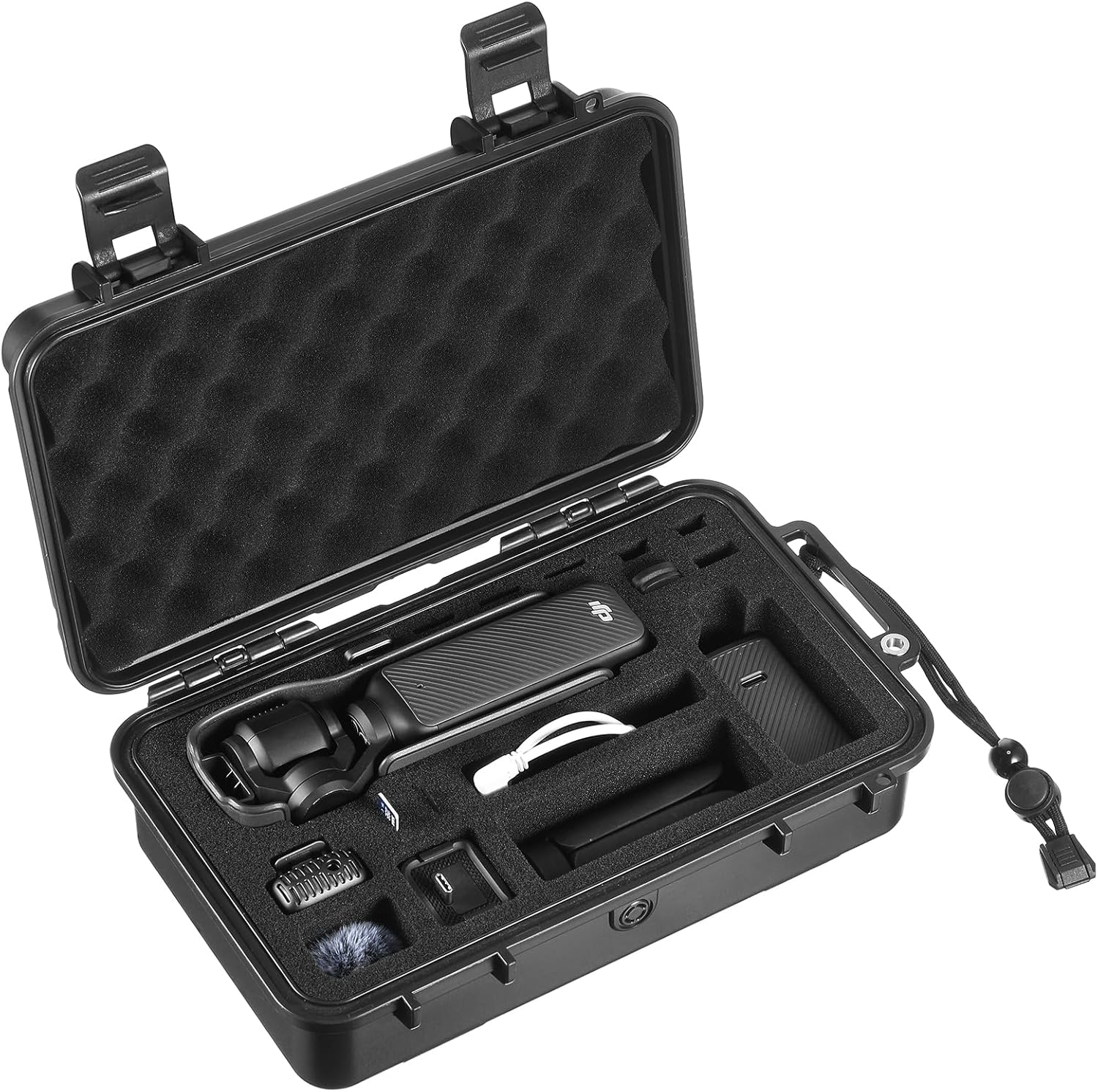 Waterproof Hard Carrying Case for DJI Osmo Pocket 3 Creator Combo/Power Expansion Combo, Portable Protective Travel Case for Pocket 3 and Accessories