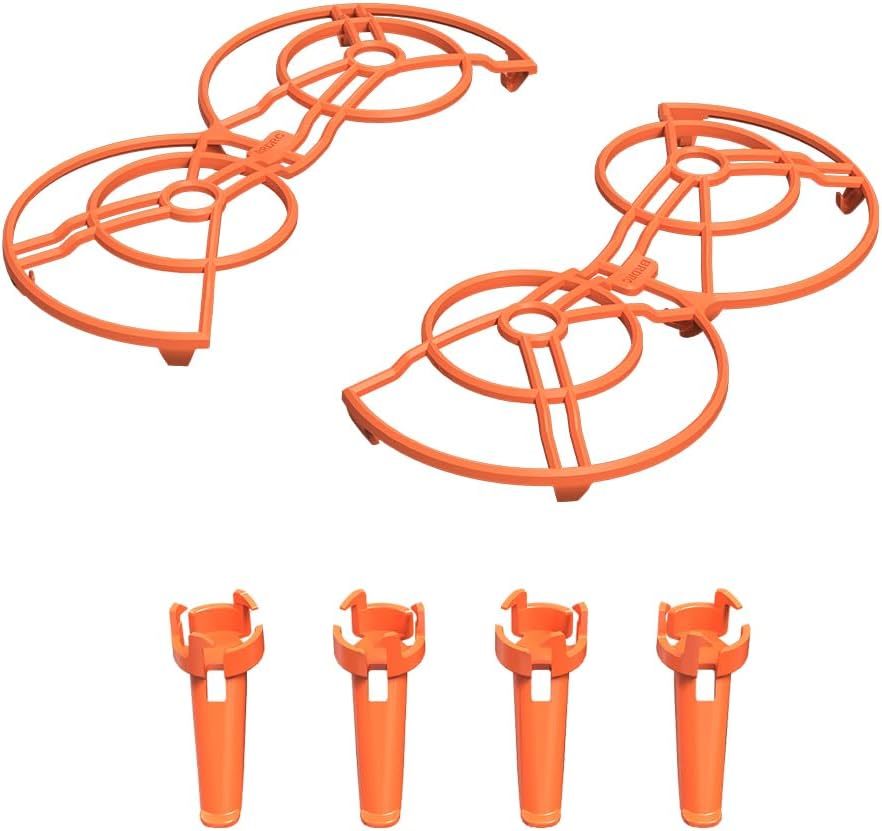 CAPART Propeller Guard and Landing Legs Replacment for DJI NEO Drone, Propeller Protection Bumper Guards Landing Gear Parts (Orange)