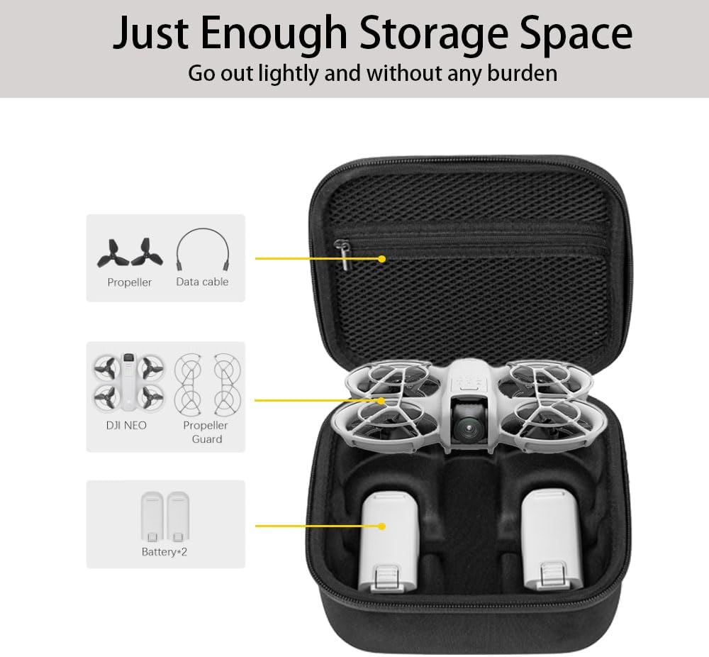 Case for DJI Neo Drone, Portable Storage Small Travel Shoulder Bag for DJI Neo Accessories