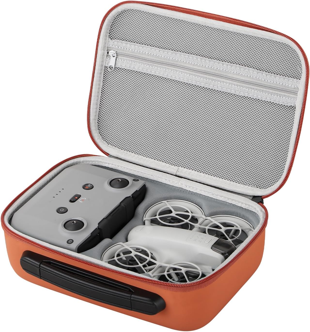 DJI NEO Case, Waterproof Carrying Case for DJI Neo, PU Portable Storage Bag for DJI NEO Fly More Combo, Compatible RC-N3 Remote Controller, DJI NEO Battery, Charging Hub