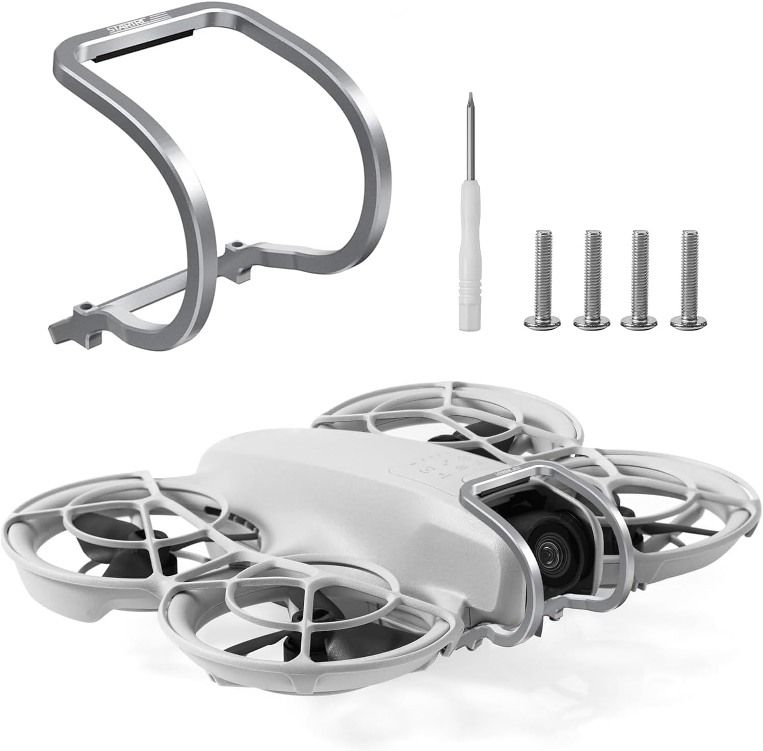 Gimbal Bumper Guard for DJI Neo Drone,Aluminum Alloy Anti-Crash Lens Protection Accessories for DJI Neo Drone