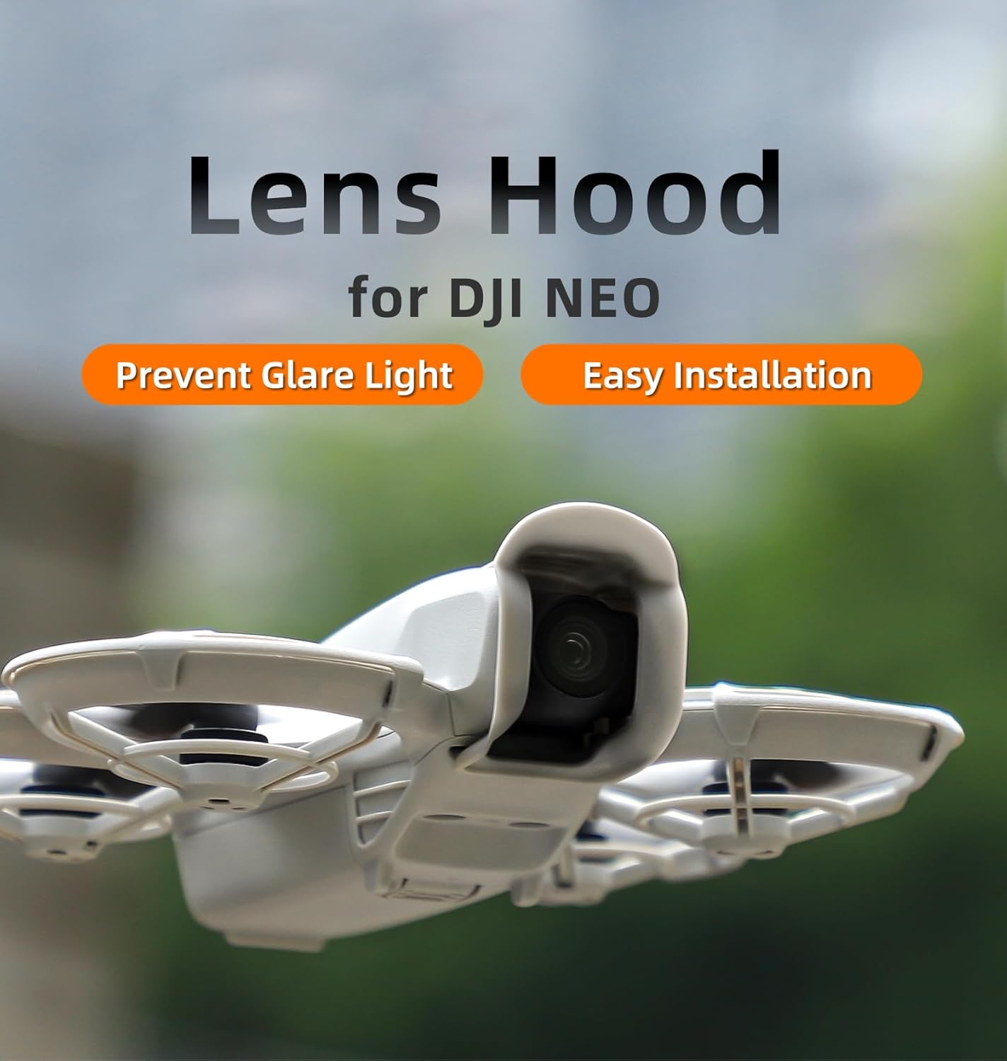 Lens Hood for DJI Neo Accessories, Anti-Glare Lens Cover Camera Gimbal Guard Protector for DJI Neo Drone