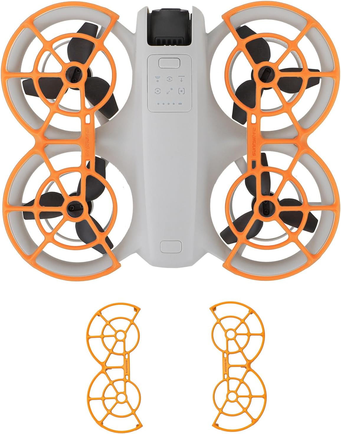 NEO Drone Propeller Guard Protector, Anti-Collision Replacement Props Protector Cover for DJI Neo Drone Accessories (Orange)