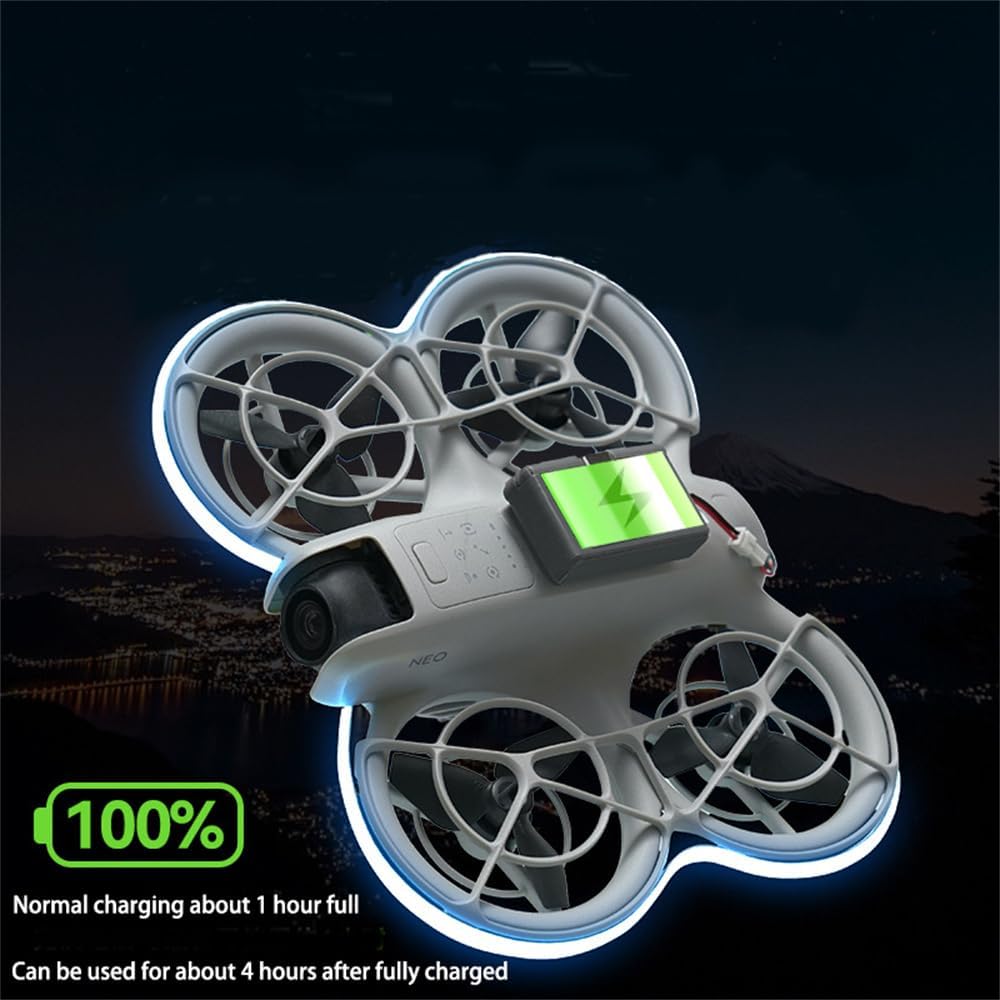 Night Flight Warning Light Strip for DJI Neo Drone Accessories,for DJI Neo Light Strip LED Night Flight Brightness Adjustable Waterproof Lamp Belt for DJI Neo Drones Accessories (Green)