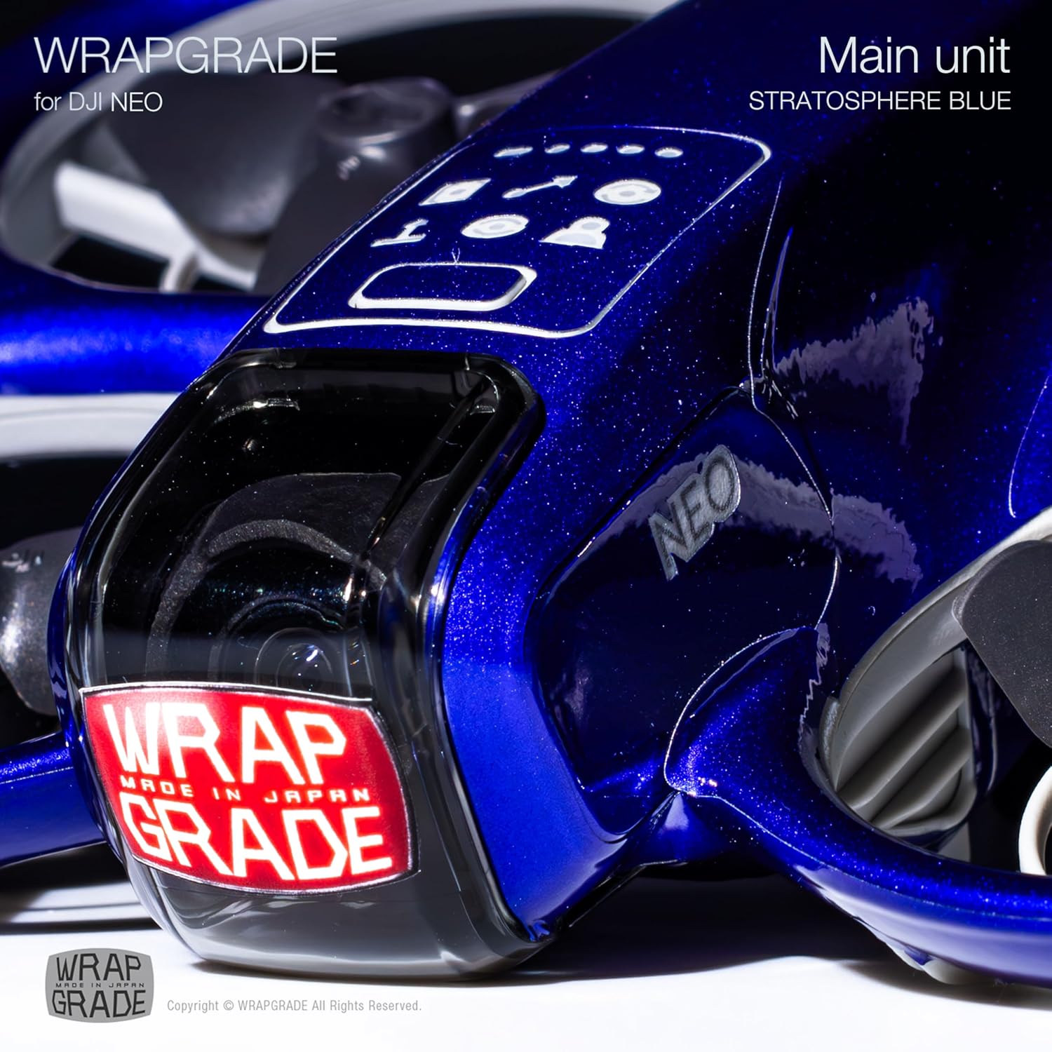 WRAPGRADE Skin Sticker Compatible with DJI NEO Full Wrap (Super Red)