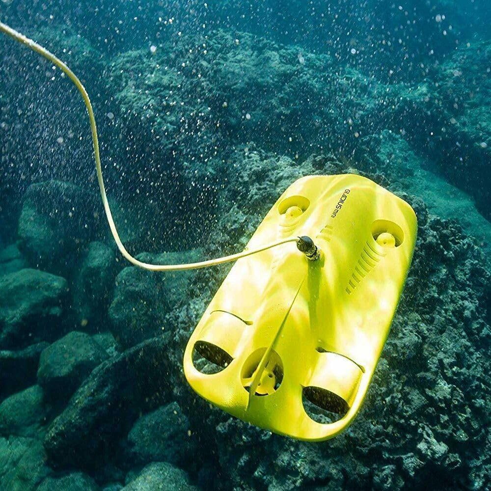 5-Thruster Mini Underwater Drone with 4K HD Camera and 100m Tether – Portable and Powerful