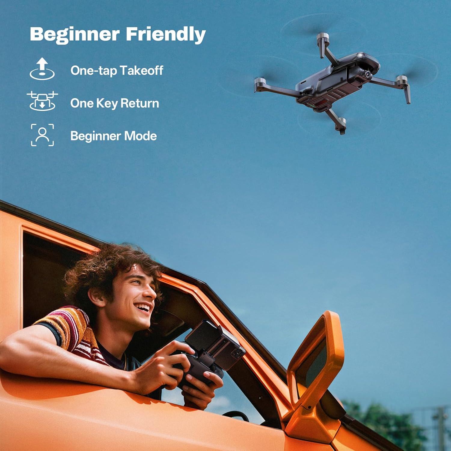 Bwine F7MINI SE GPS Drones with Camera for Adults 4K, Only 238g, 70-Minute, TOF, 9842 FT Long Range, Auto Return, Follow Me, Circle  Waypoint Fly – Ideal for Beginners and Aerial Photography