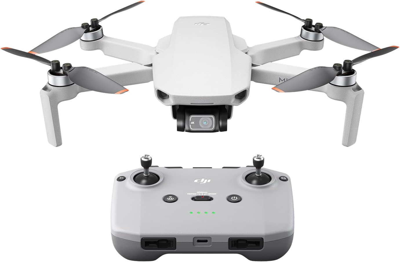 DJI Mini 2 – Ultralight and Foldable Drone Quadcopter, 3-Axis Gimbal with 4K Camera, 12MP Photo, 31 Mins Flight Time, OcuSync 2.0 10km HD Video Transmission, QuickShots Gray